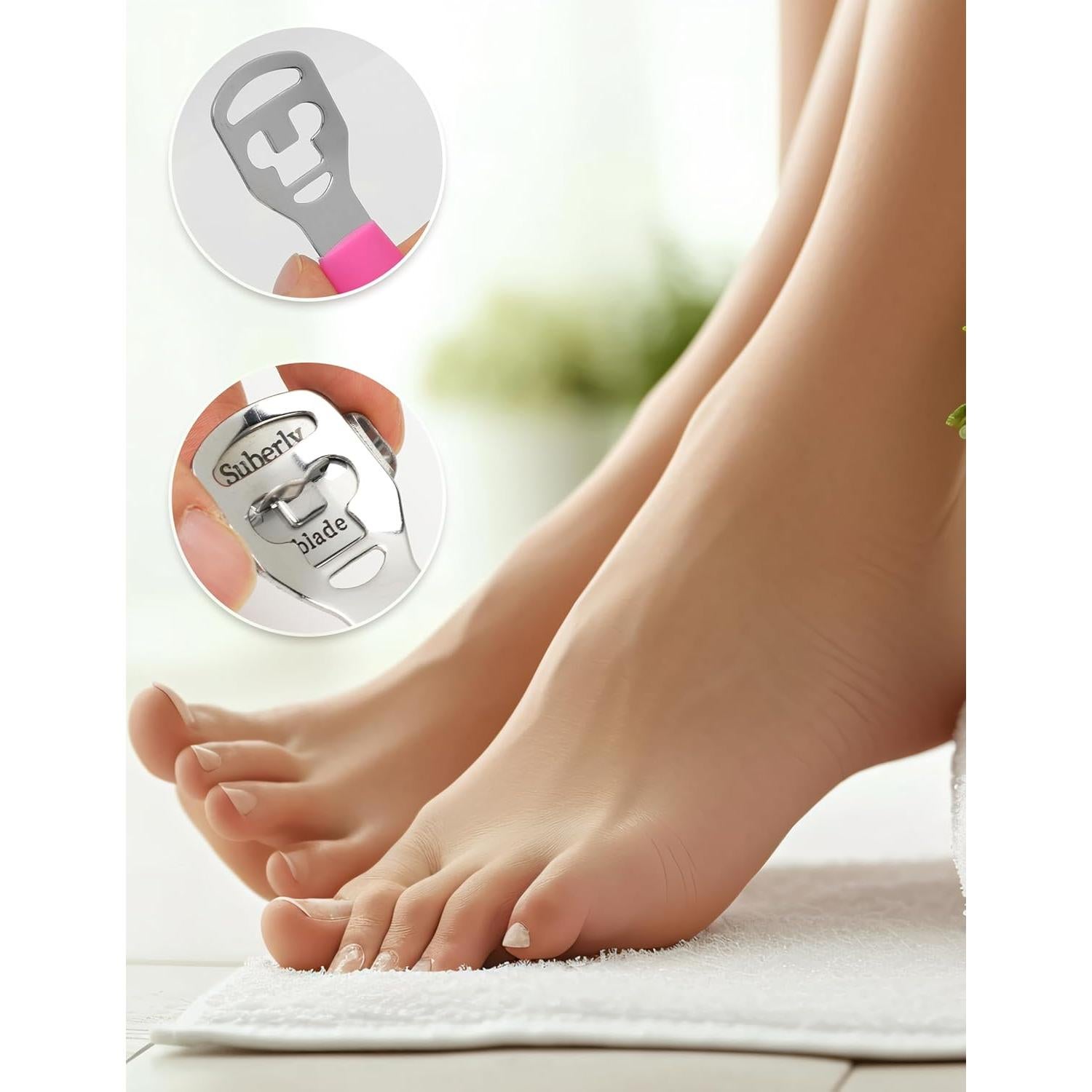 Removedor de Callos Dioche Acero Inoxidable Ergonómico Rosa