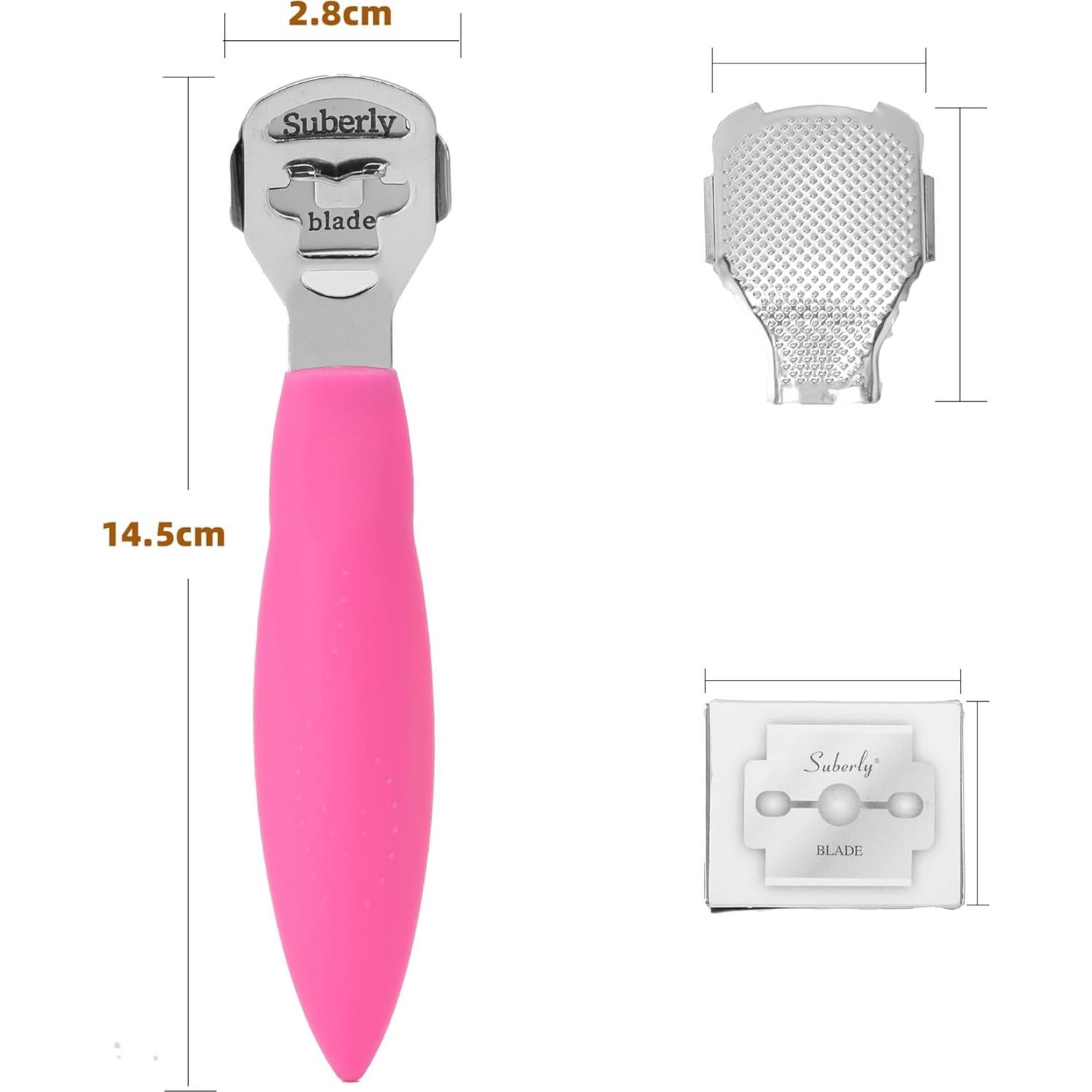 Removedor de Callos Dioche Acero Inoxidable Ergonómico Rosa