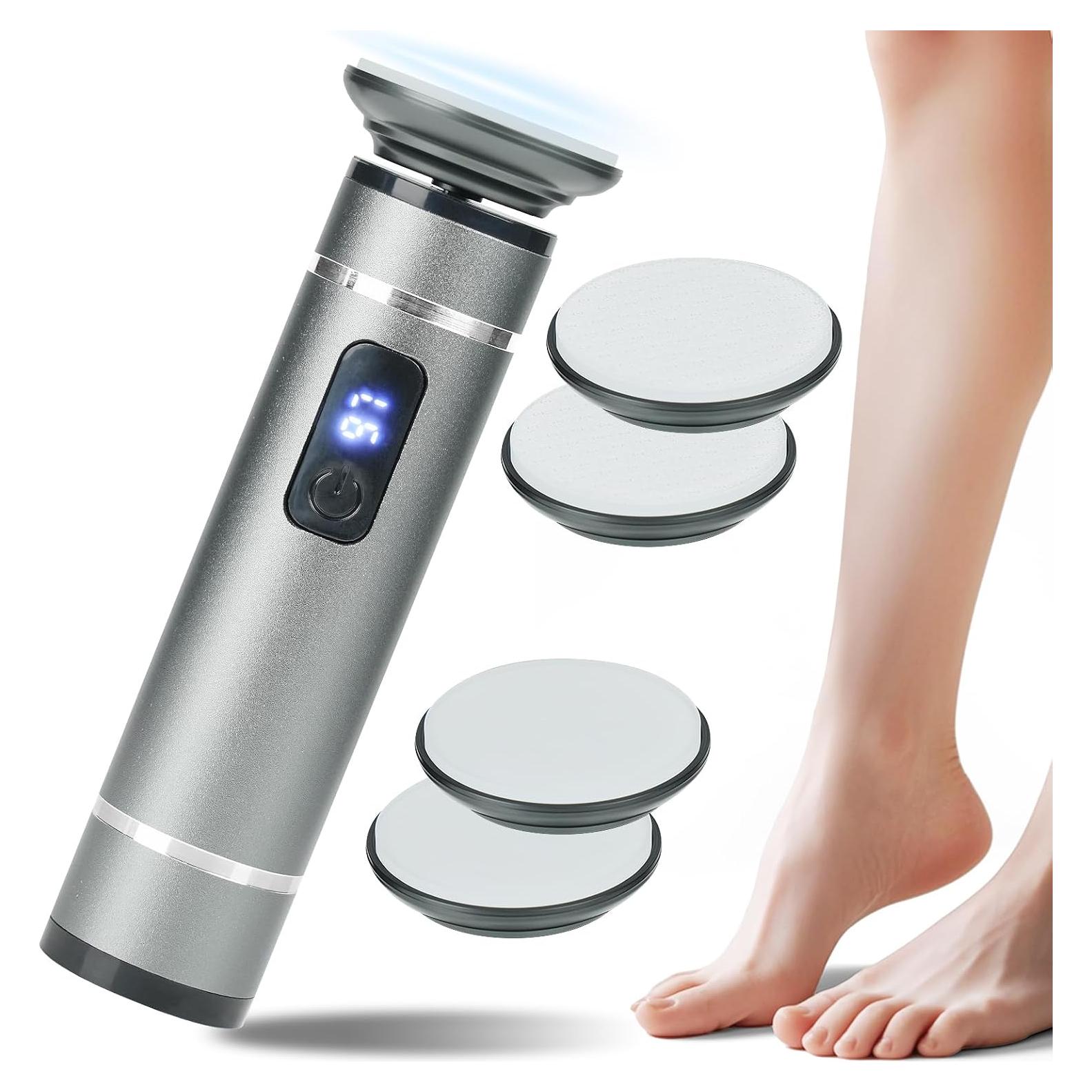 Removedor de Callos Eléctrico RIRC con Pantalla LED y 4 Cabezas