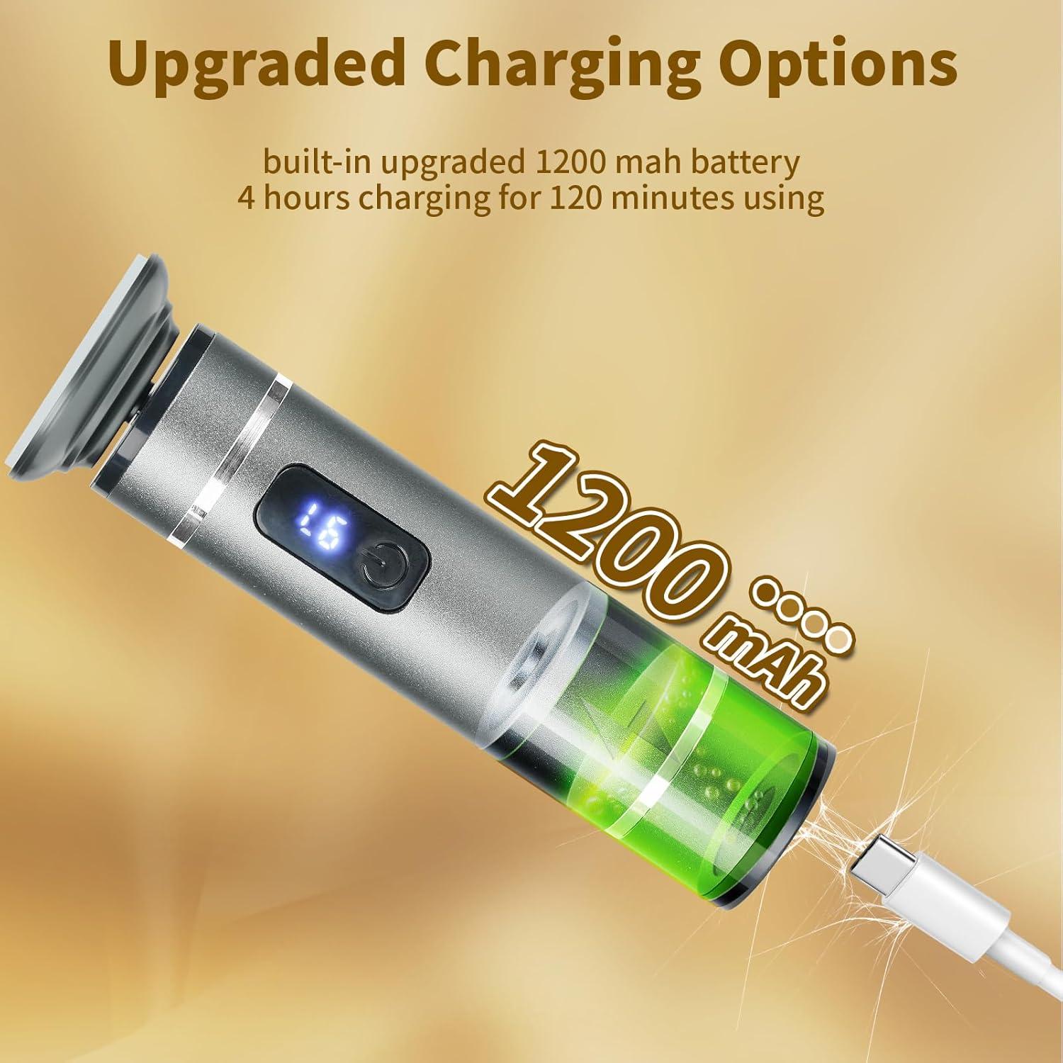 Removedor de Callos Eléctrico RIRC con Pantalla LED y 4 Cabezas