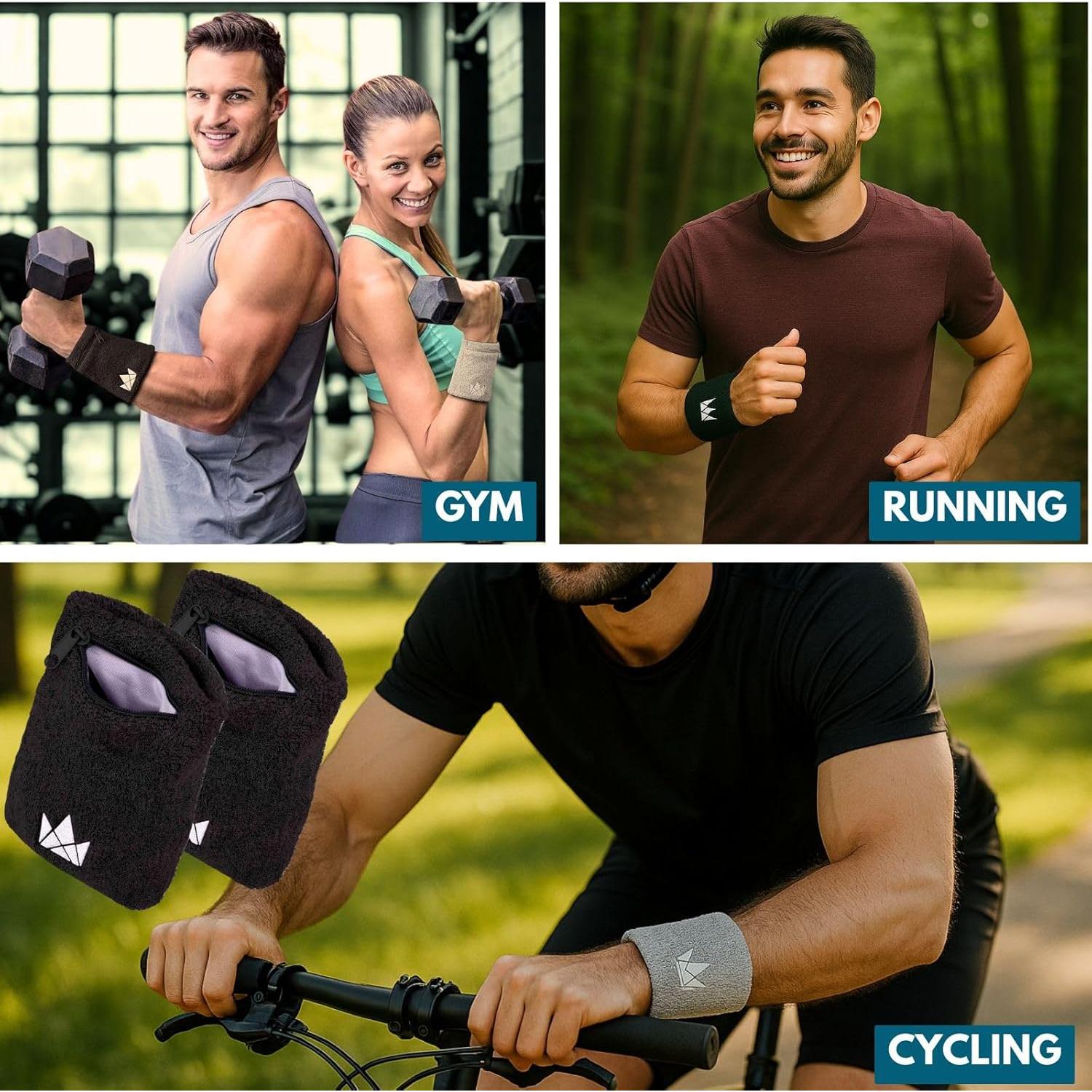 Carteras de Muñeca The Friendly Swede - 2 Paquete para Correr