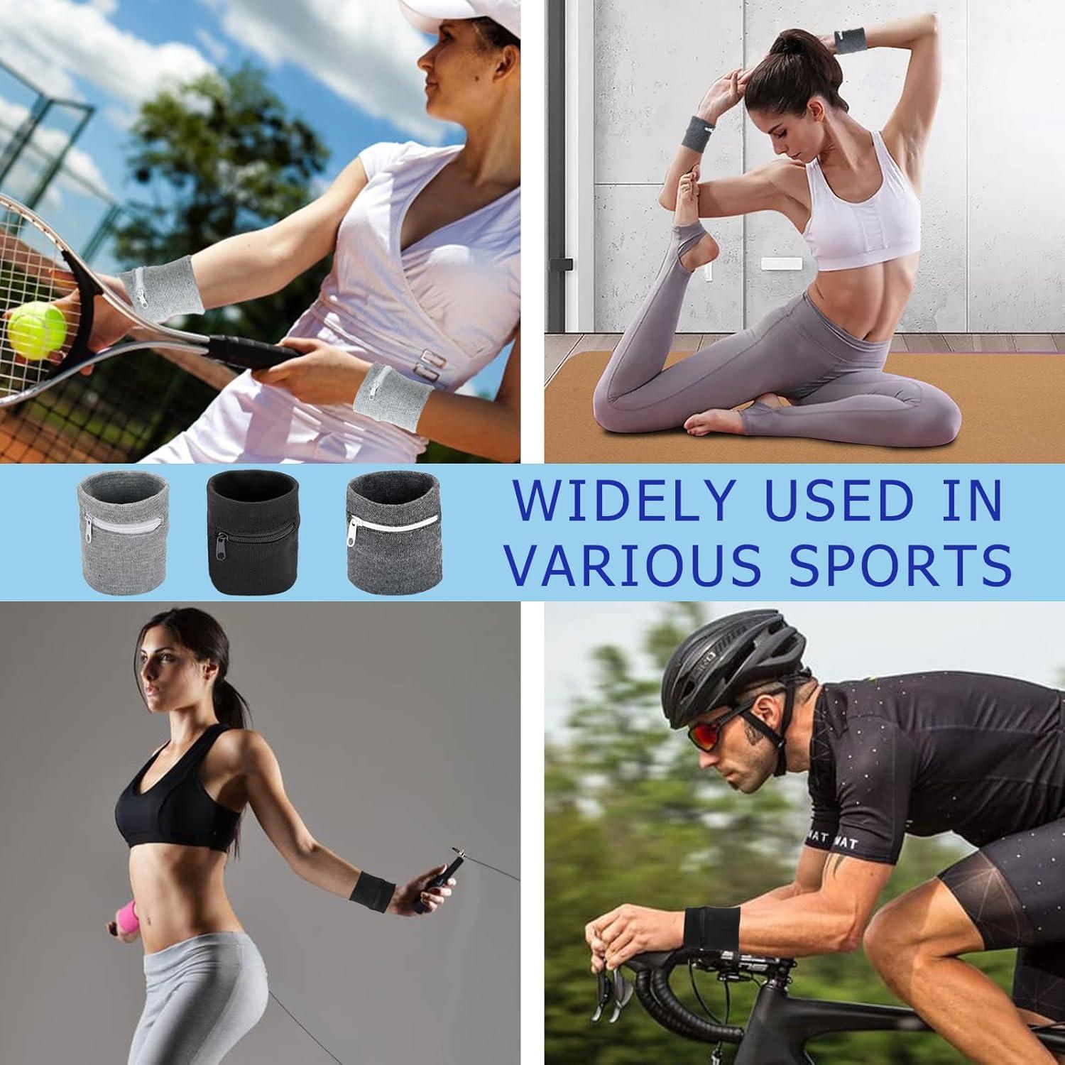 Billetera de Muñeca Fepibur con Cremallera - 6 Piezas, Negro