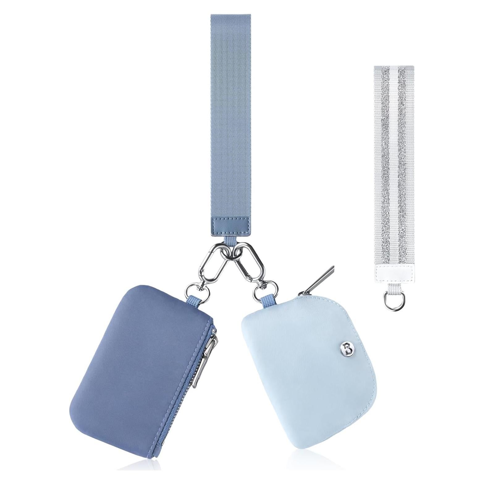 Monedero Muñequera Babysun Doble Bolsa Gris para Mujeres