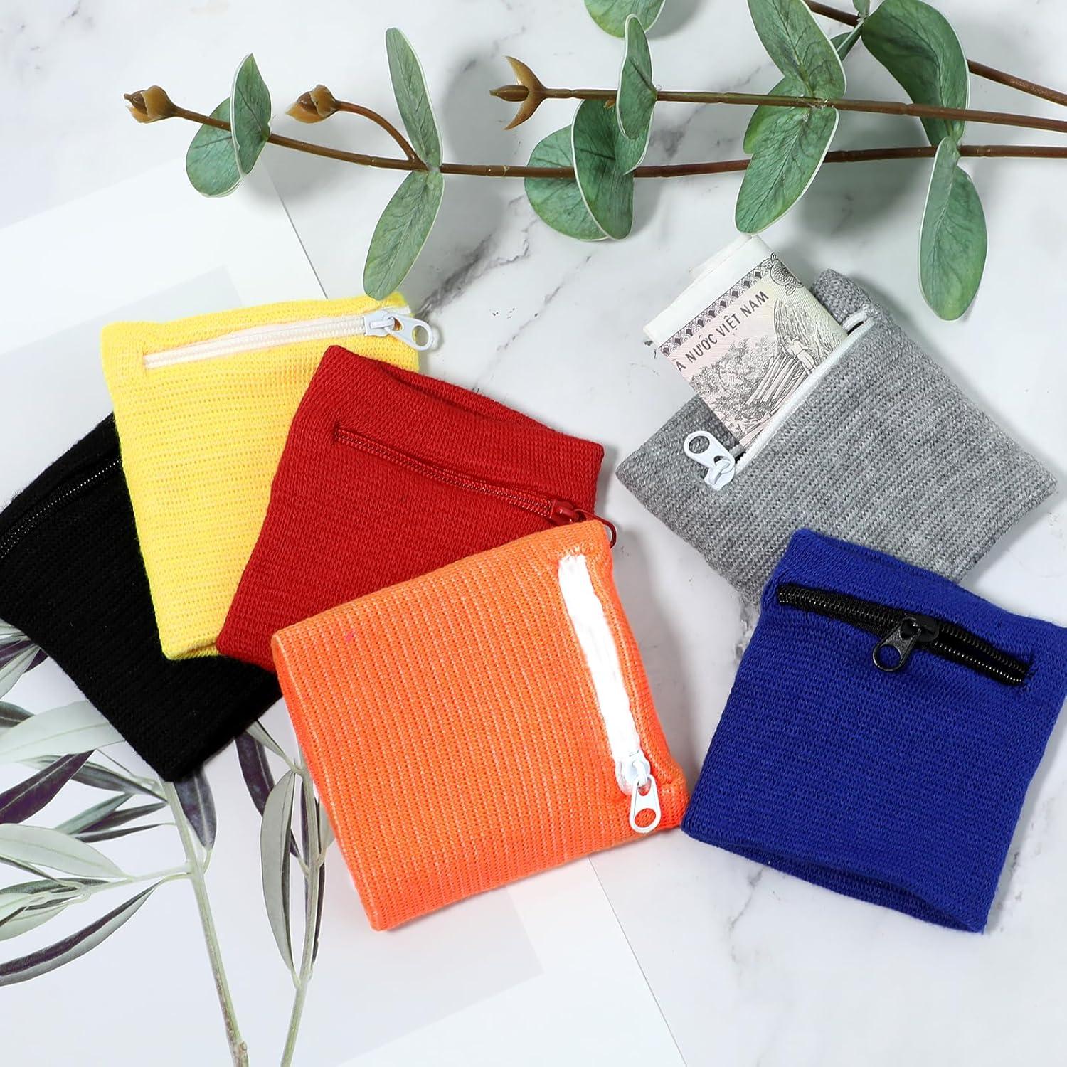 Cartera de Muñeca Jeffdad 6 Pcs con Cremallera - Algodón