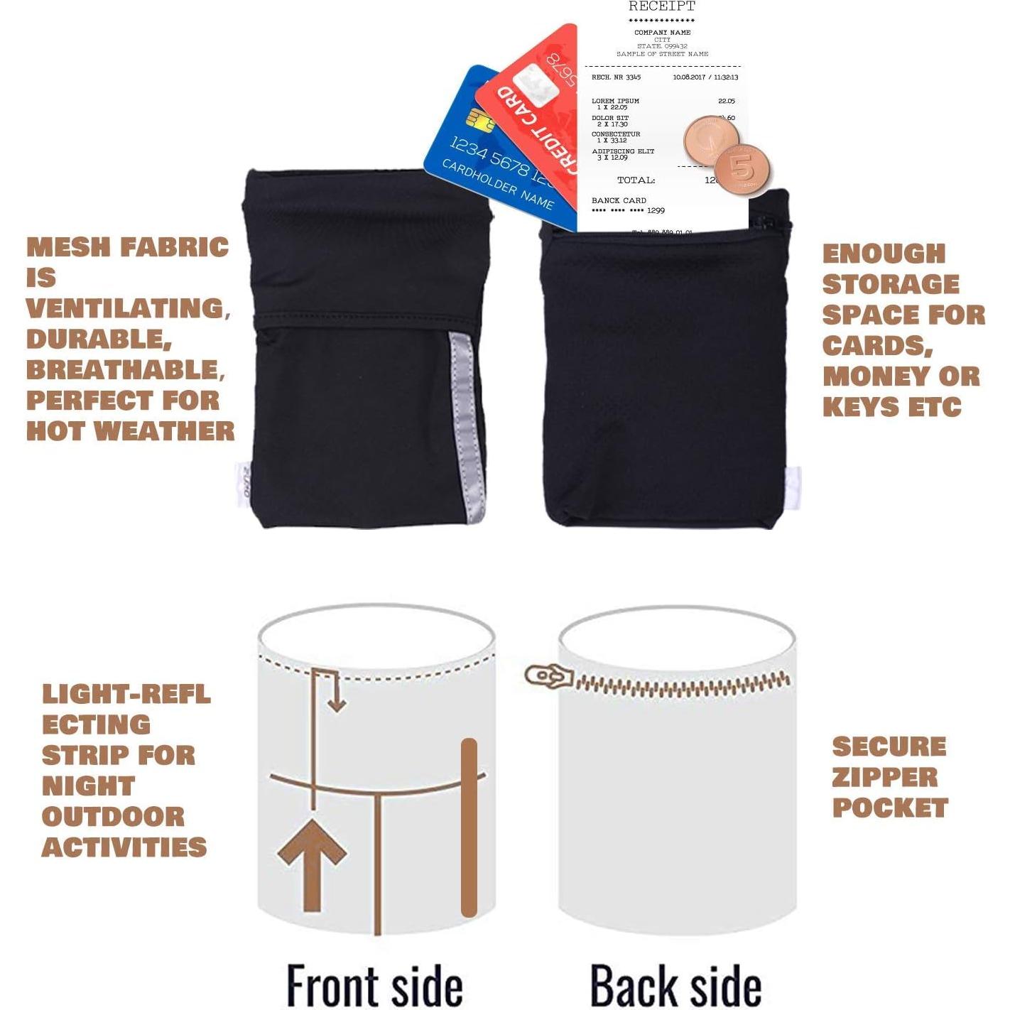 Billetera de Muñeca Gruesa TOMUST para Teléfono - Con Cremallera