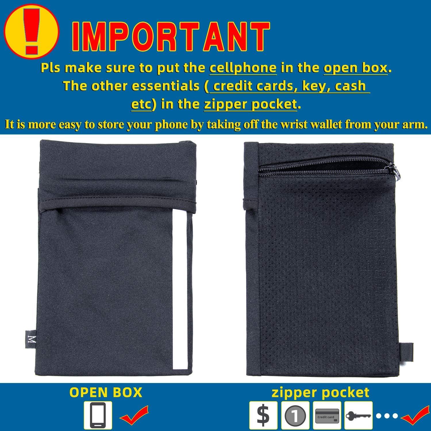 Billetera de Muñeca Gruesa TOMUST para Teléfono - Con Cremallera