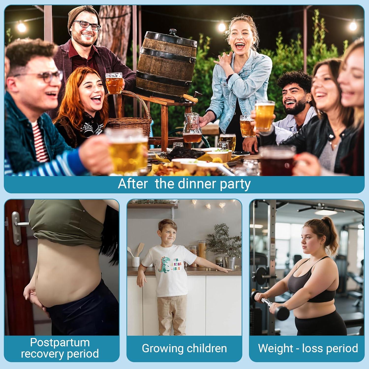 Extensores de Botón para Jeans 16PCS Unisex 2.54-4.57 cm