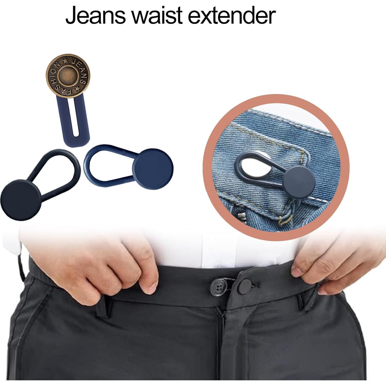 Extensores de Cintura para Jeans YYJ HOME - 12 PCS Ajustables