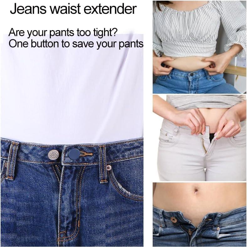 Extensores de Cintura para Jeans YYJ HOME - 12 PCS Ajustables