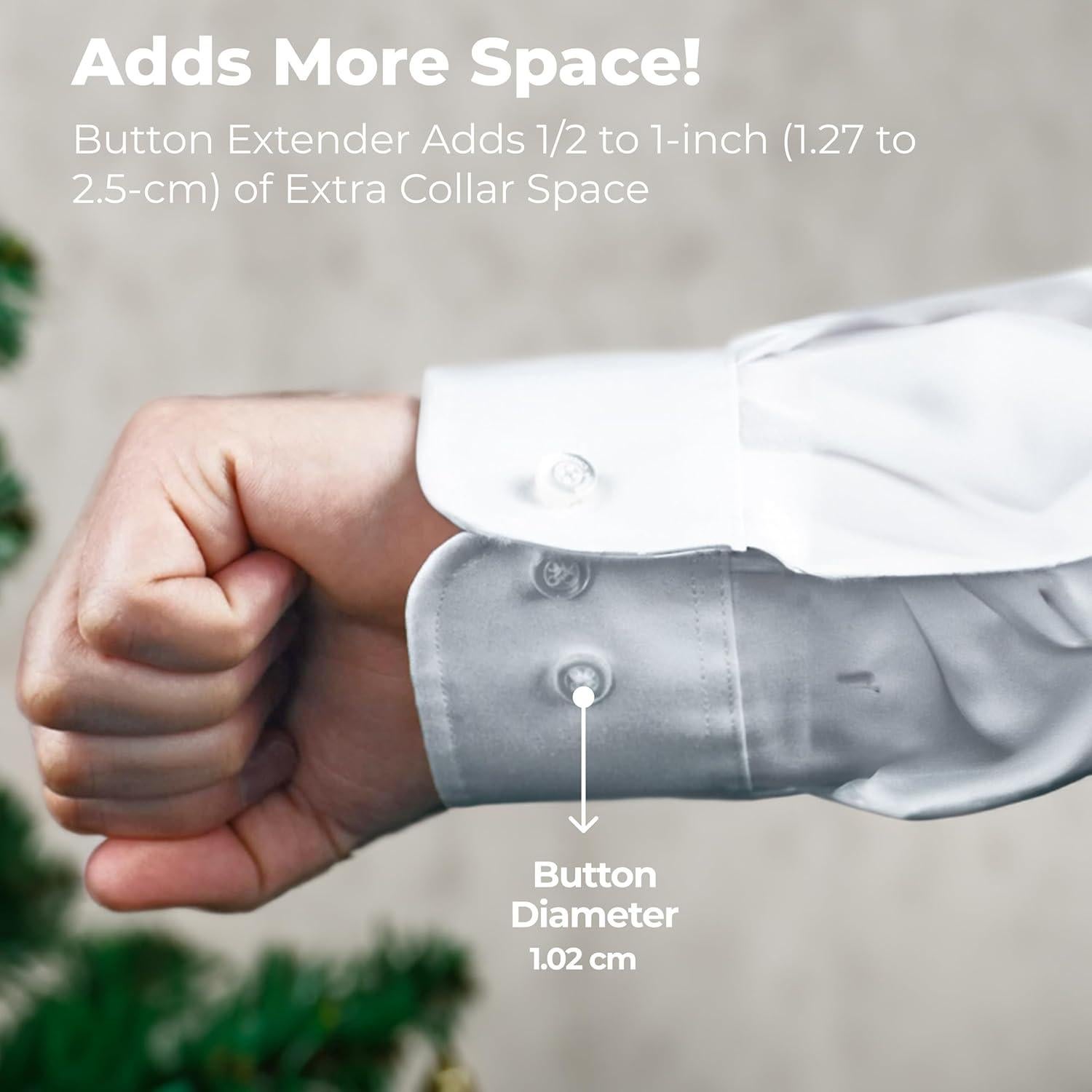 Extensores de Cuello Comfy Clothiers 3-Pack para Hombres