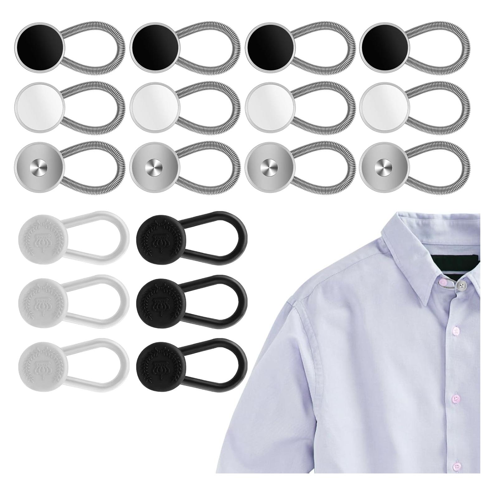 Extensores de Cuello y Botón Ouligay 18 Piezas para Hombres