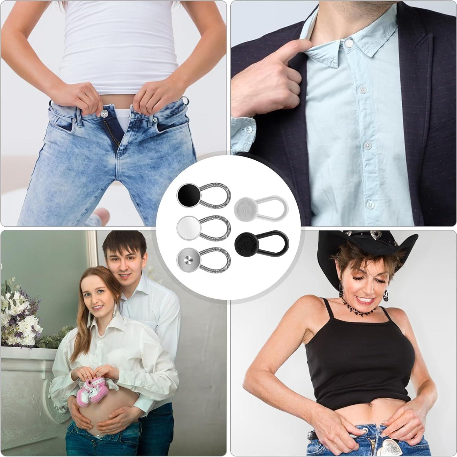 Extensores de Cuello y Botón Ouligay 18 Piezas para Hombres