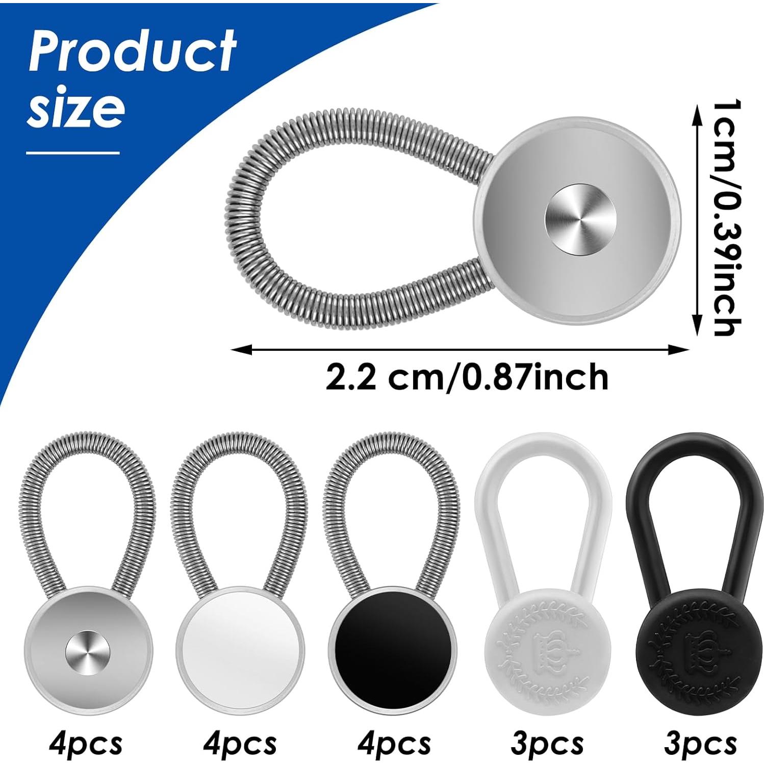 Extensores de Cuello y Botón Ouligay 18 Piezas para Hombres