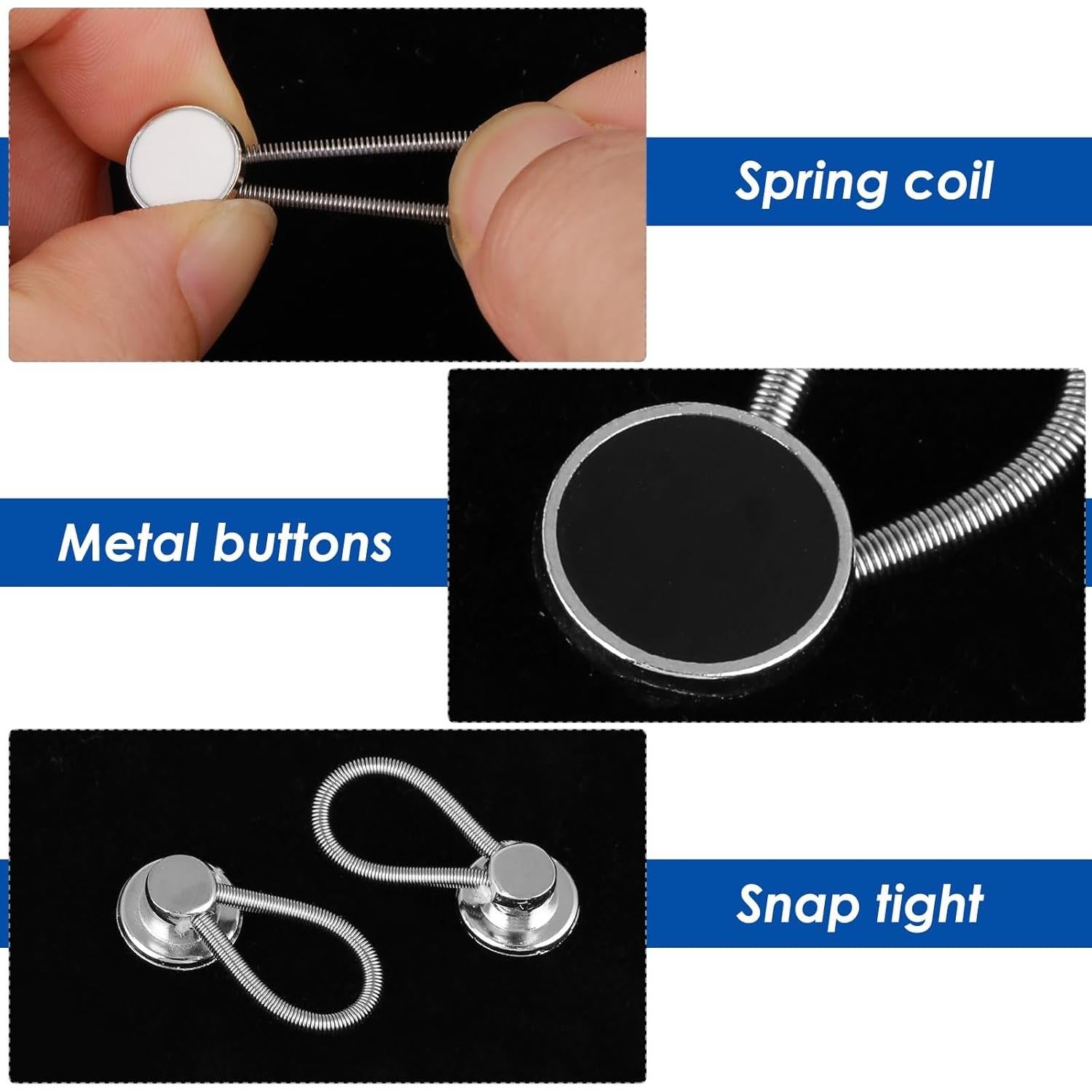 Extensores de Cuello y Botón Ouligay 18 Piezas para Hombres