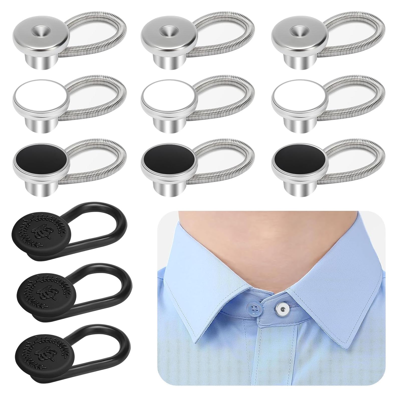 Extensores de Cuello de Camisa KUNTAERY 12 PCS Ajustables