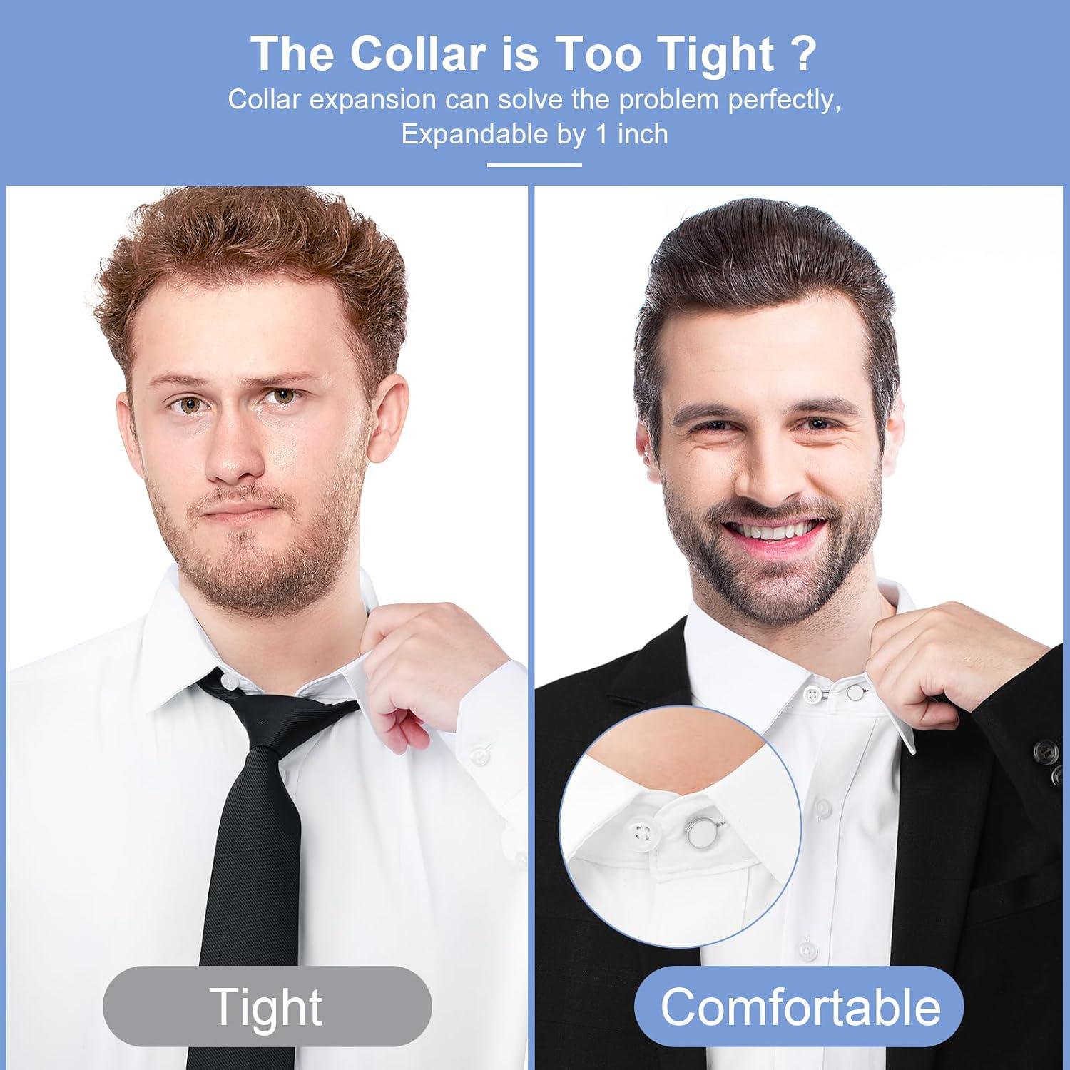 Extensores de Cuello de Camisa KUNTAERY 12 PCS Ajustables