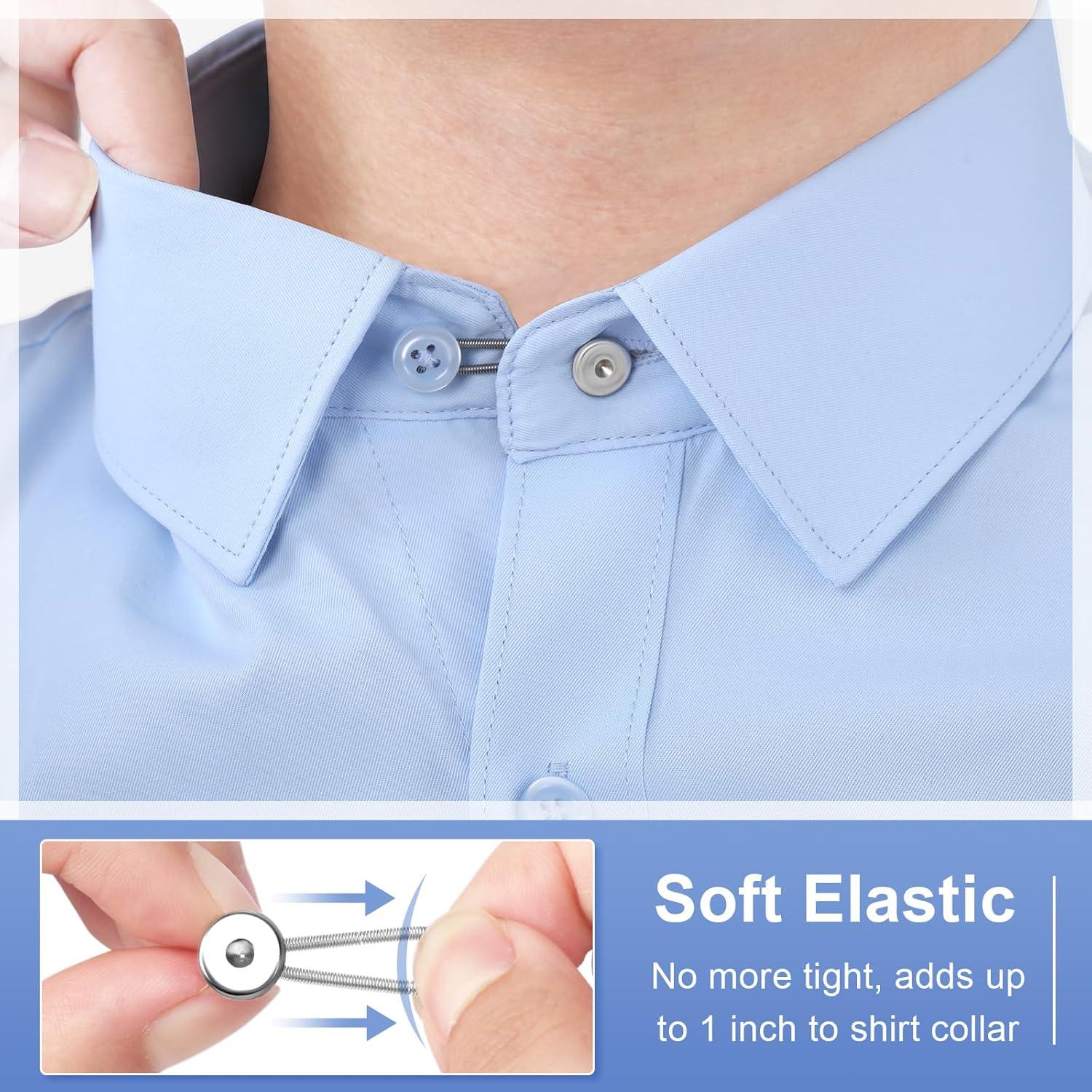 Extensores de Cuello de Camisa KUNTAERY 12 PCS Ajustables