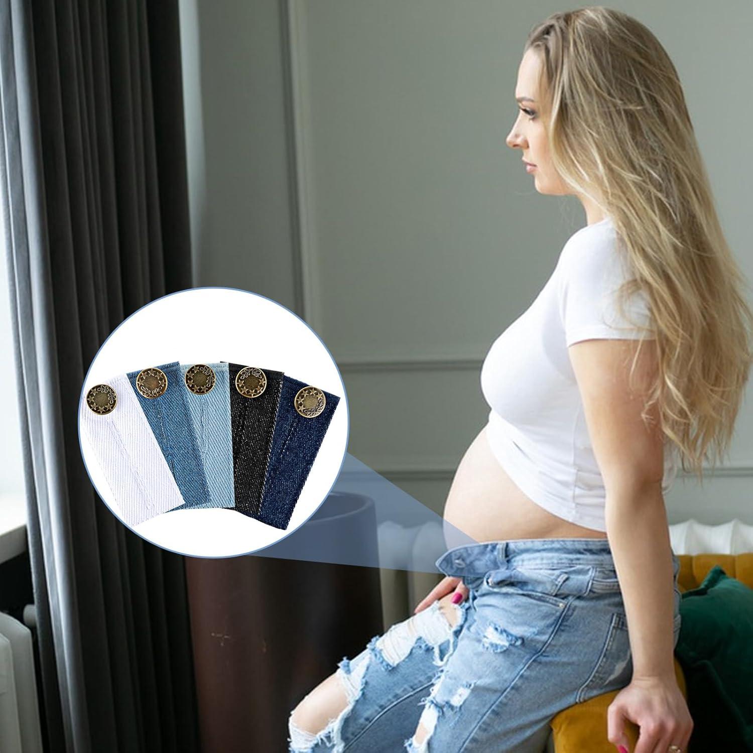 5 PCS Extensores de Cintura Ajustables Larrel para Jeans