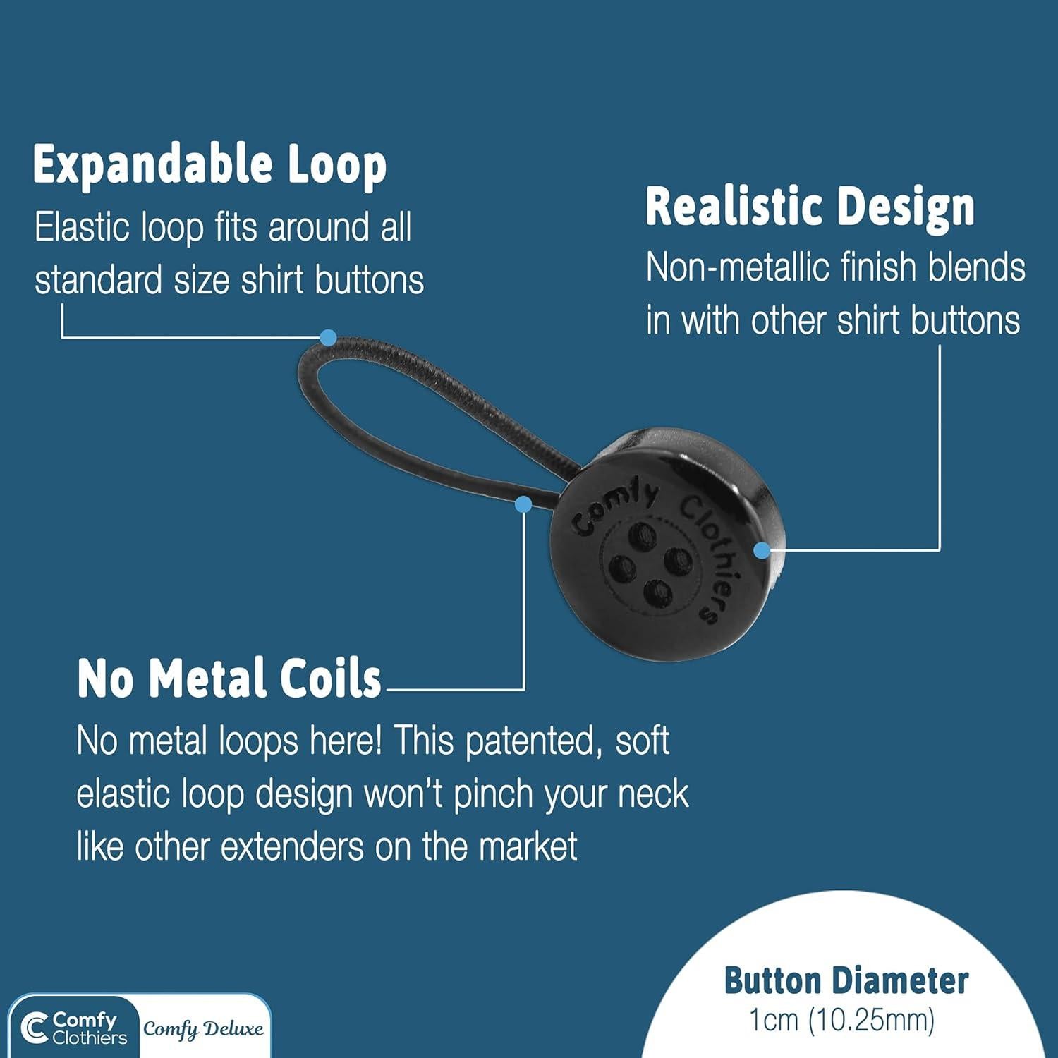 Extensores de Cuello Comfy Deluxe Unisex - Paquete de 6