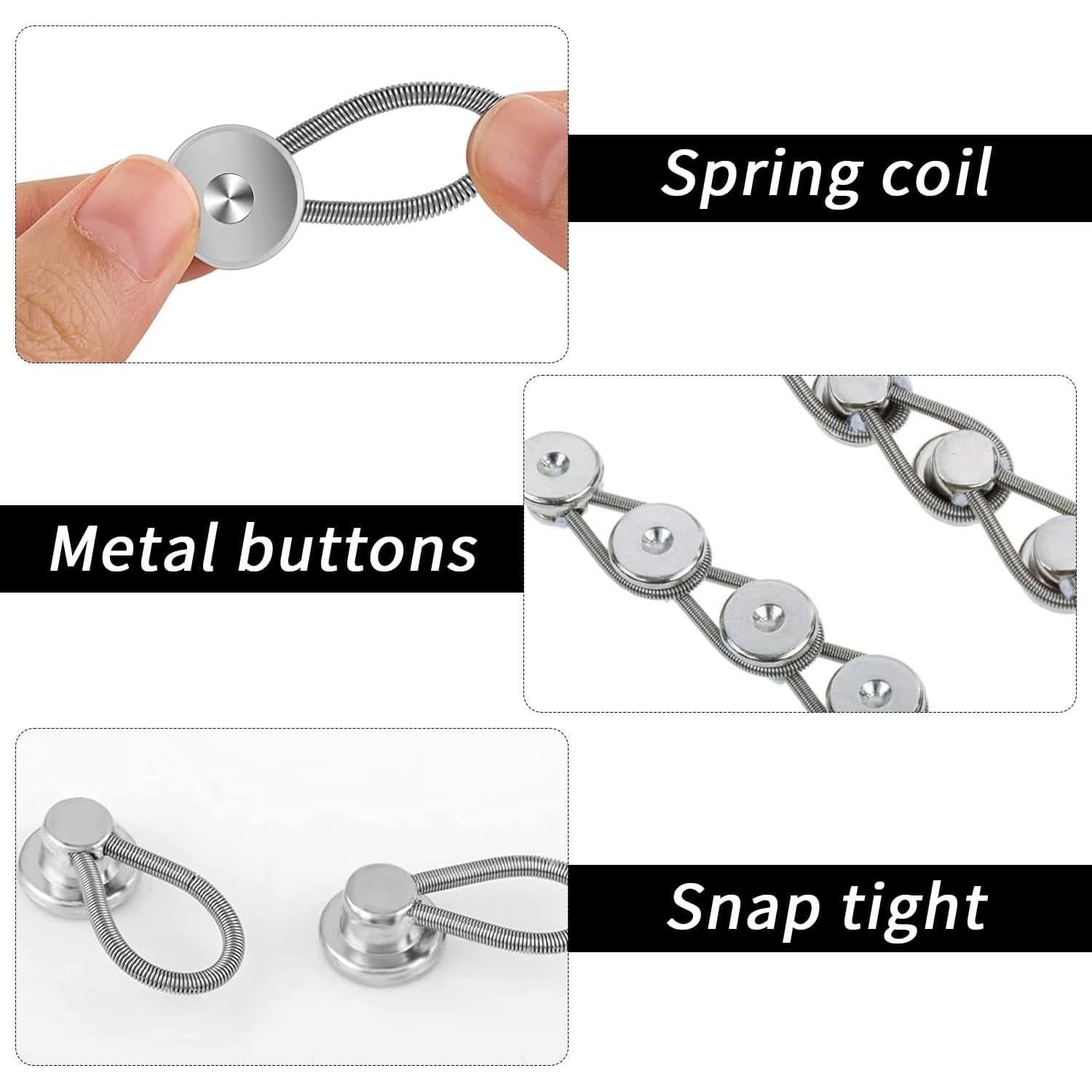 Extensores de Collar Ajustables Tiankohelan - 6 Pcs