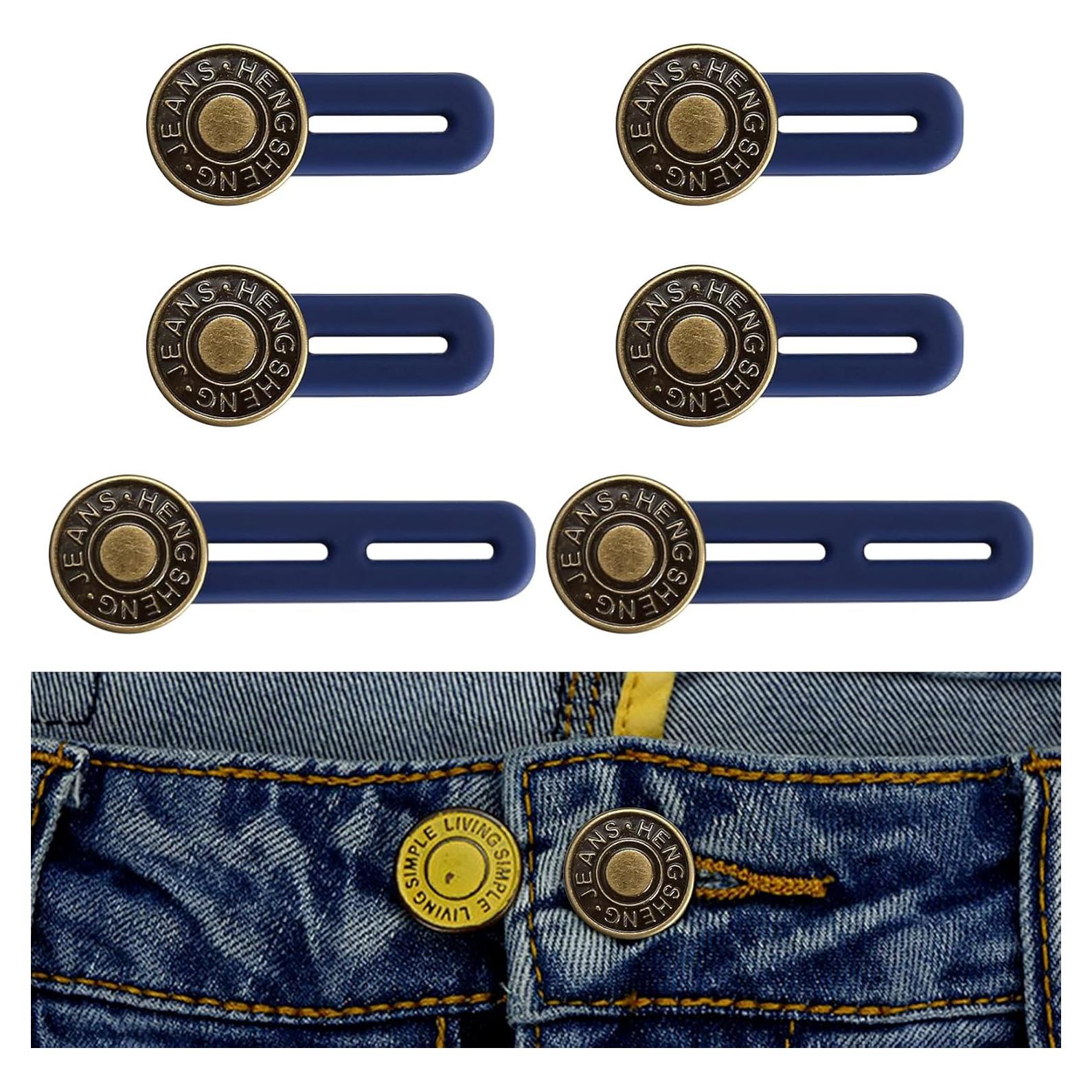 Extensores de Botón para Pantalones Xujinsongg - 6 Pcs
