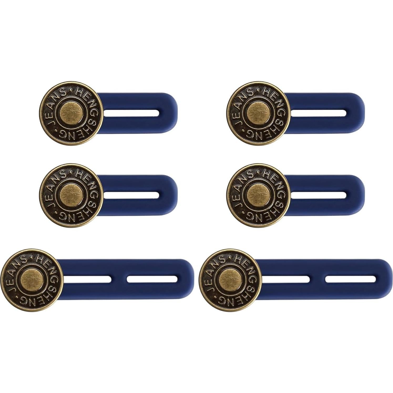 Extensores de Botón para Pantalones Xujinsongg - 6 Pcs
