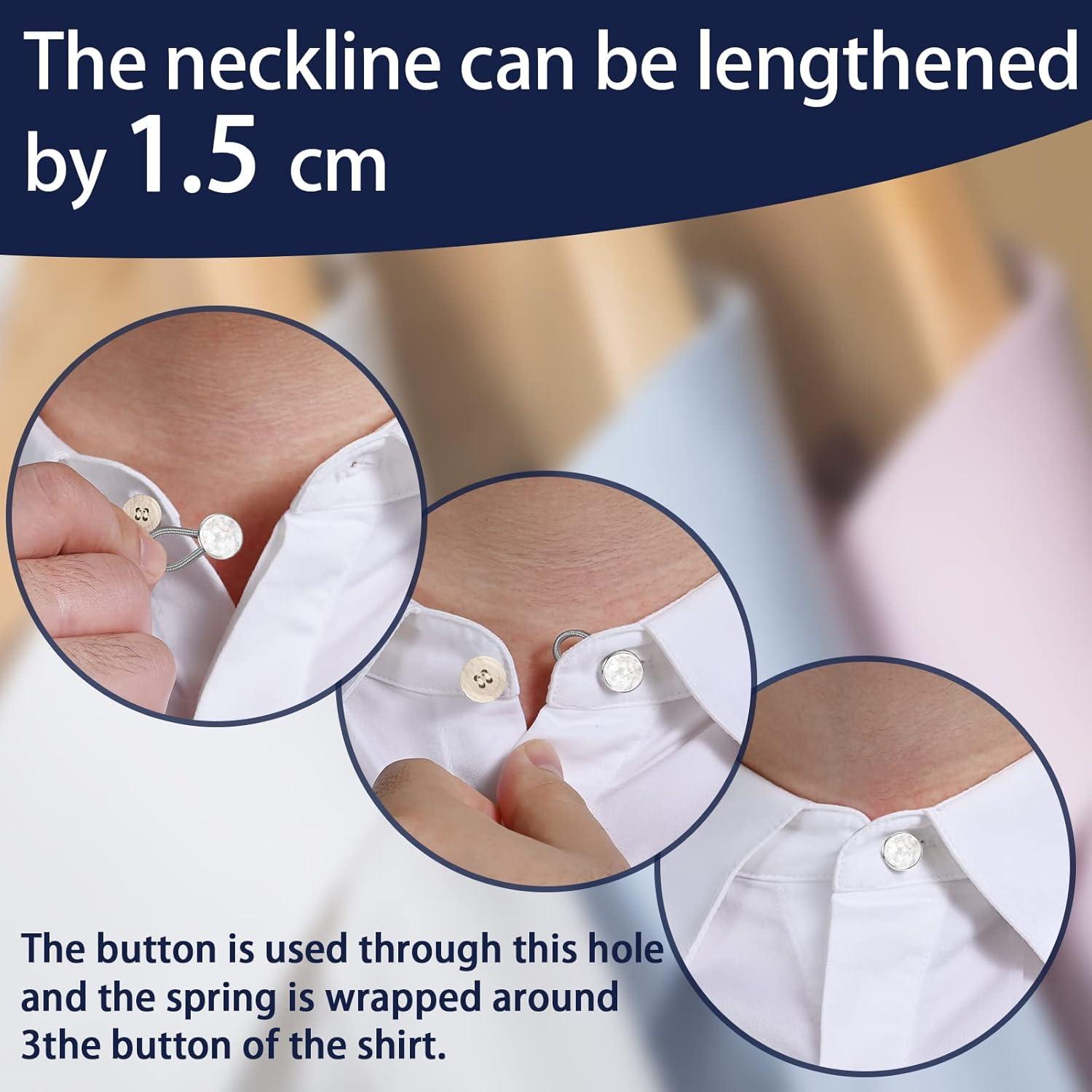 Extensor de Collar ZYAOTWQZ 6 Piezas Mármol Blanco