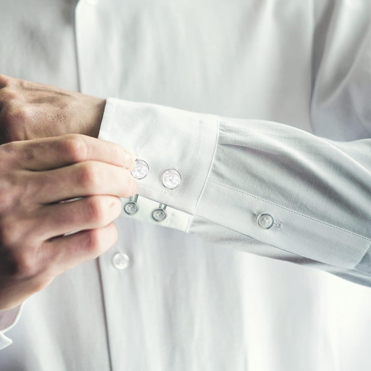 Extensor de Collar ZYAOTWQZ 6 Piezas Mármol Blanco