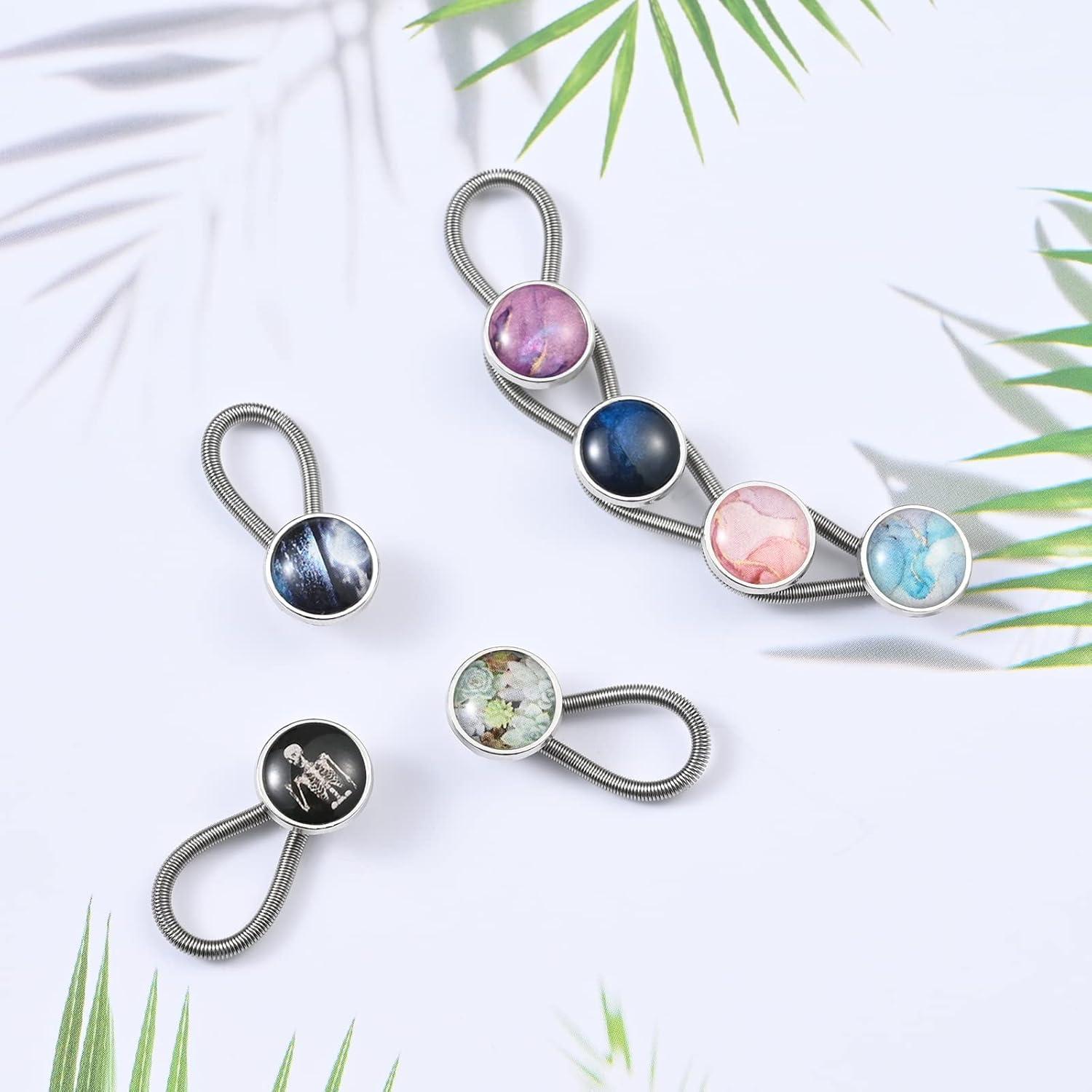 Extensor de Collar ZYAOTWQZ 6 Piezas Mármol Blanco