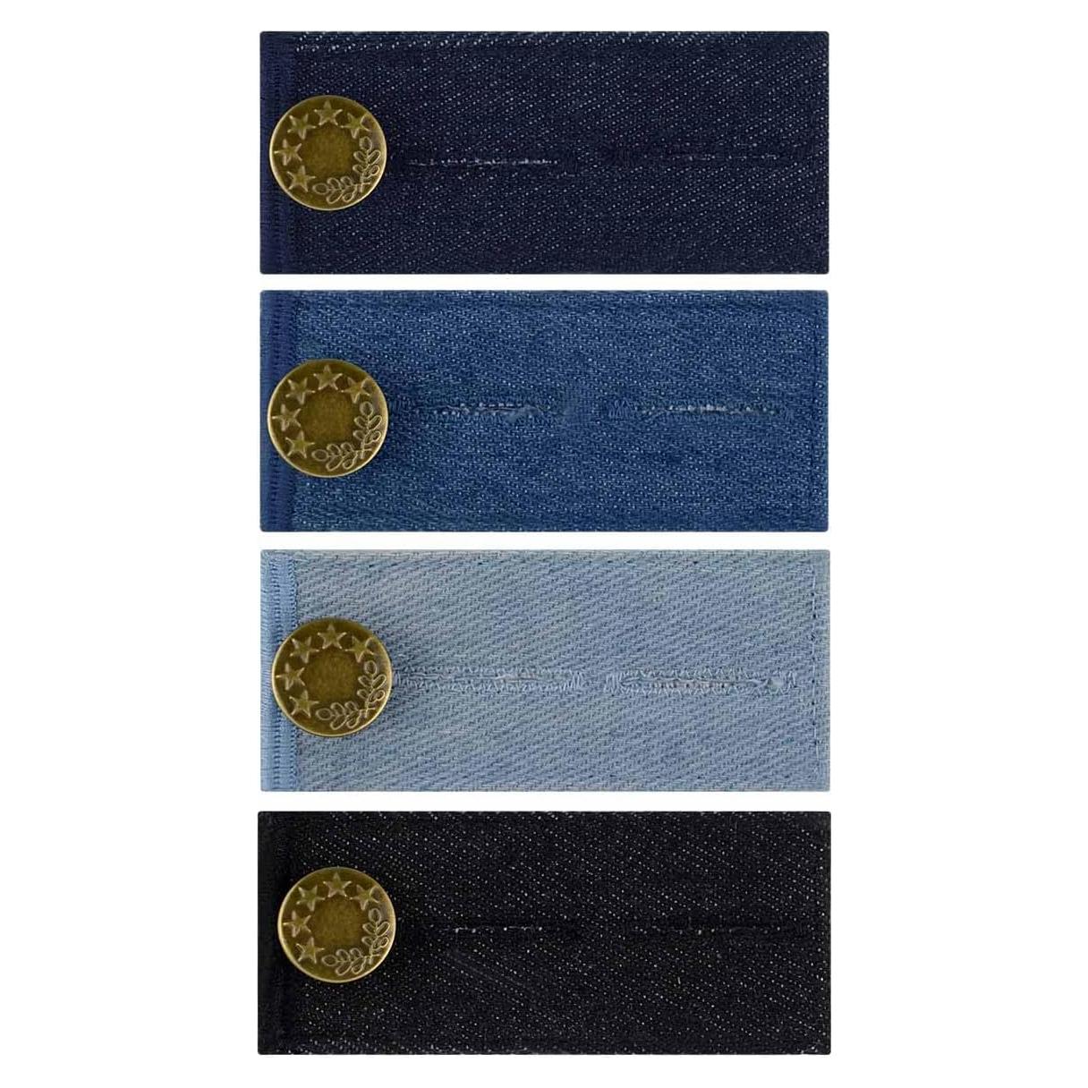 Extensores de Cintura de Mezclilla TKYPZY - 4 Piezas Ajustables