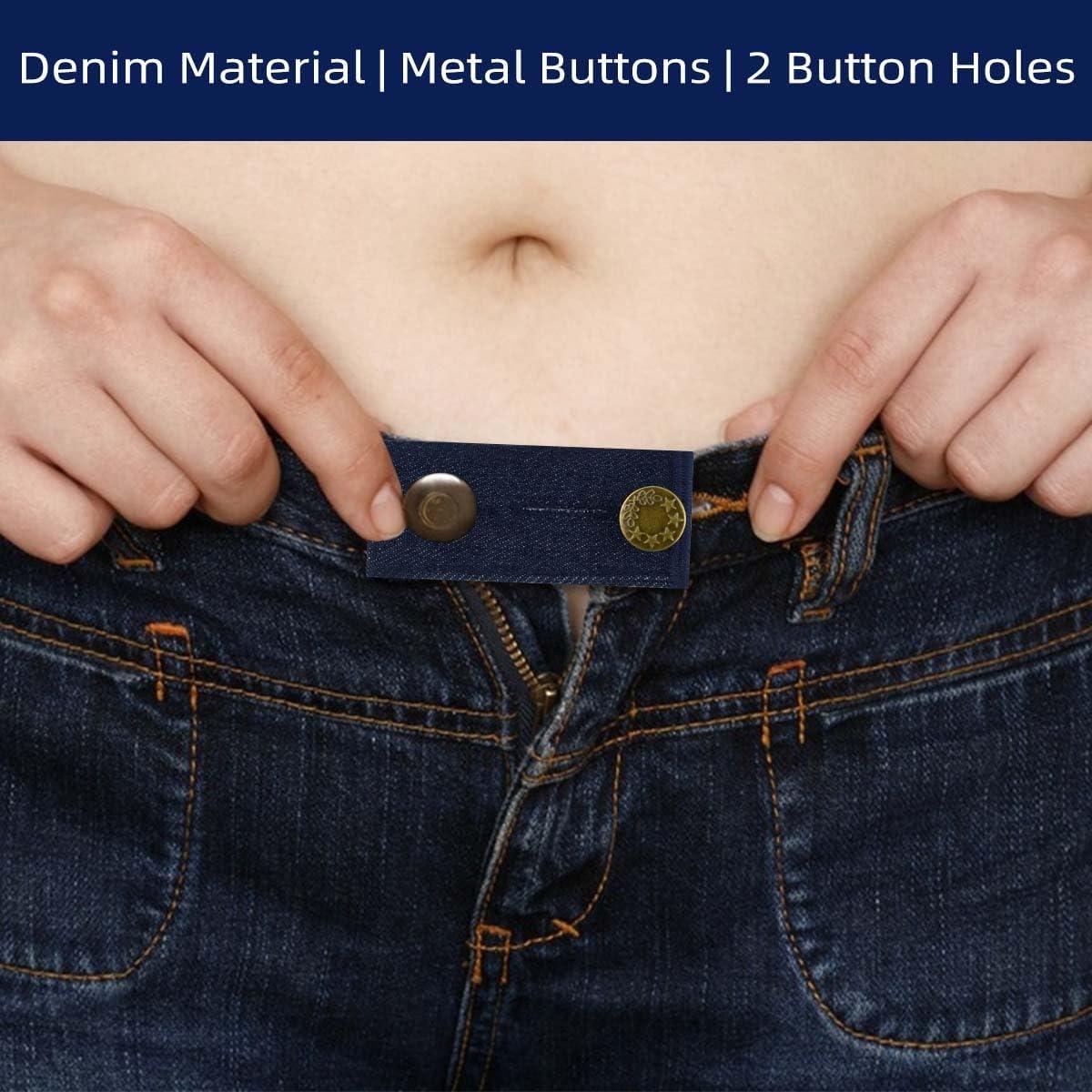 Extensores de Cintura de Mezclilla TKYPZY - 4 Piezas Ajustables