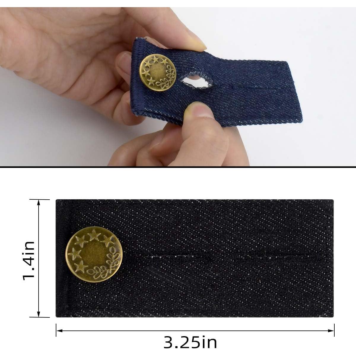 Extensores de Cintura de Mezclilla TKYPZY - 4 Piezas Ajustables