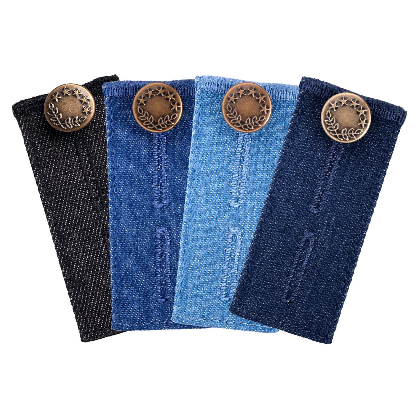 Extensores de Cintura AIRIQI para Jeans - 4 Piezas