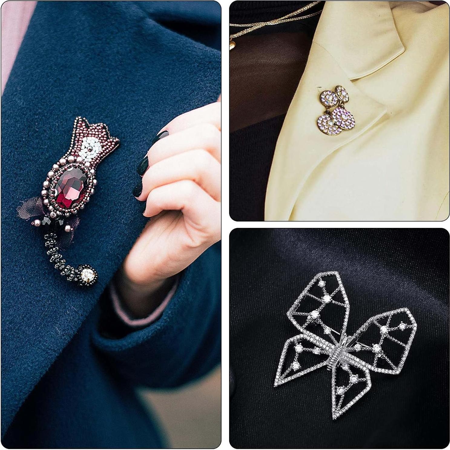 6 Piezas Convertidor de Broche Magnético Plata XIHIRCD