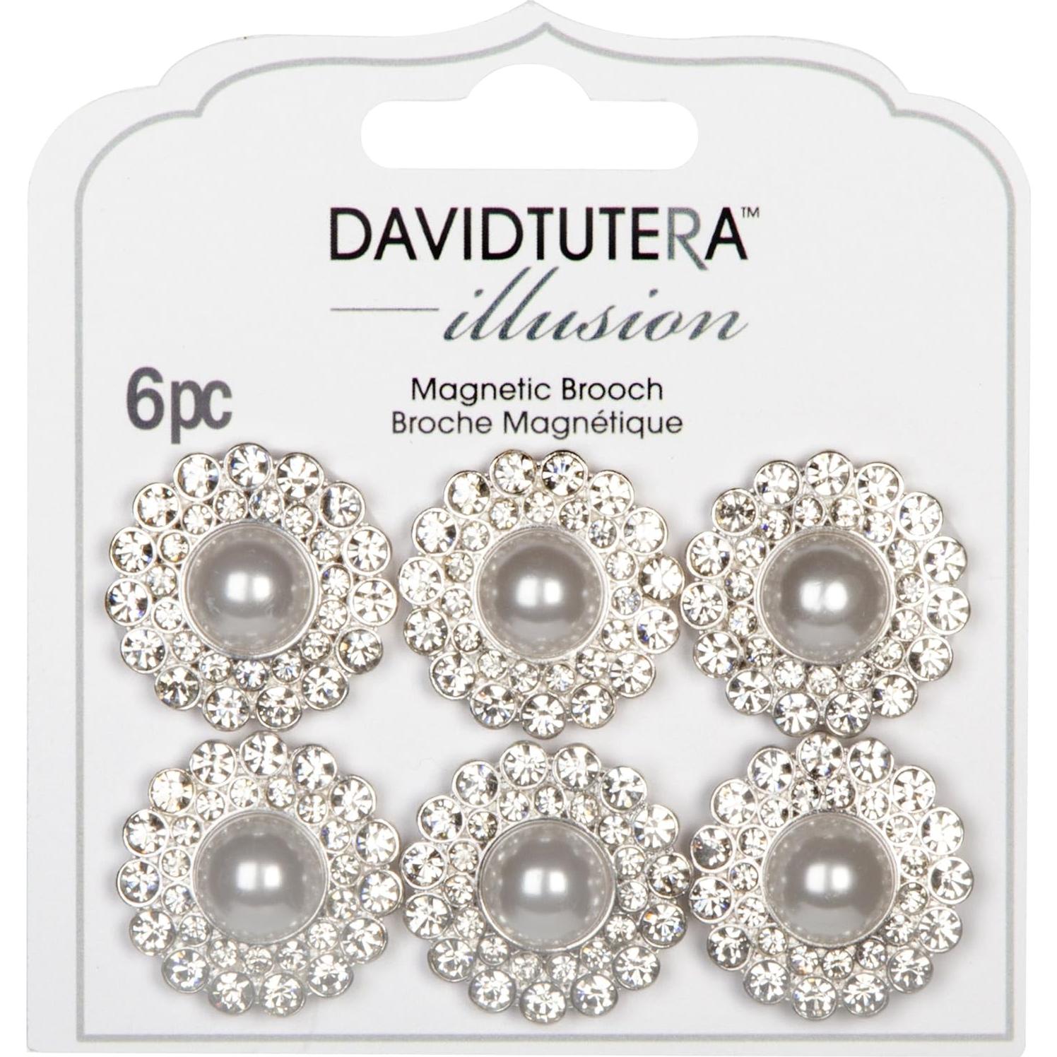 Broches Magnéticos de Cristal Darice Ilusión - 6 Piezas