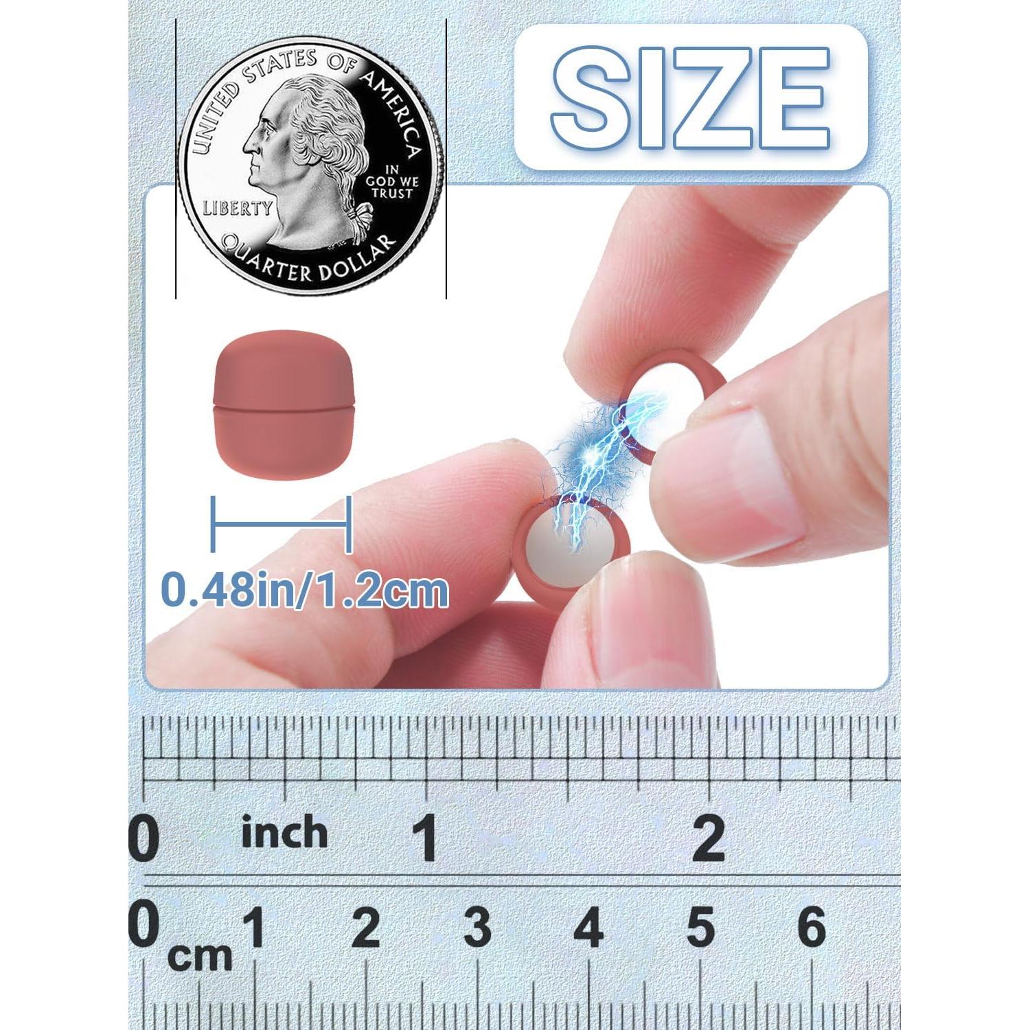 12 Imán para Hijab DJKYT Clips Magnéticos Sin Pin - 1.22cm