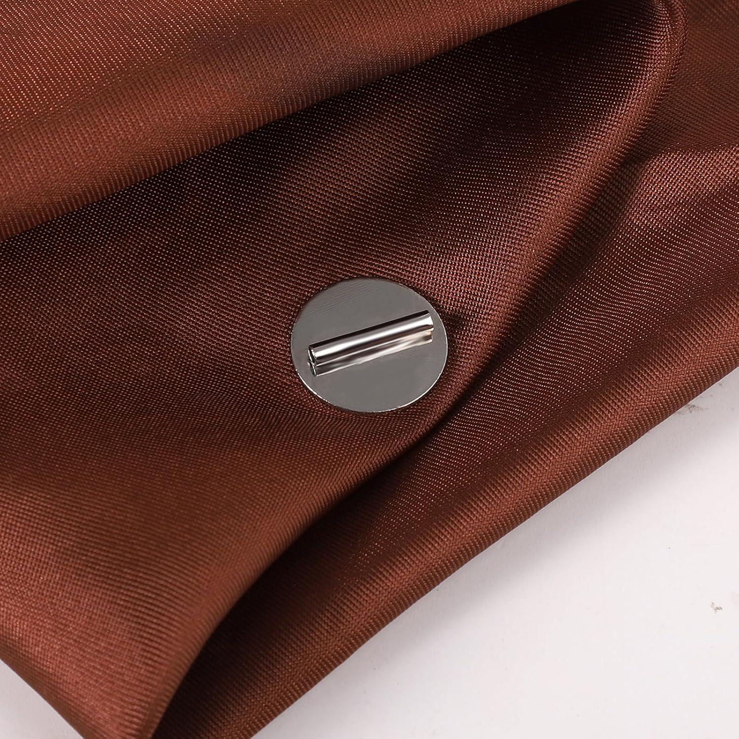 5 Mini Conversores de Broche Magnético Metálico Plata