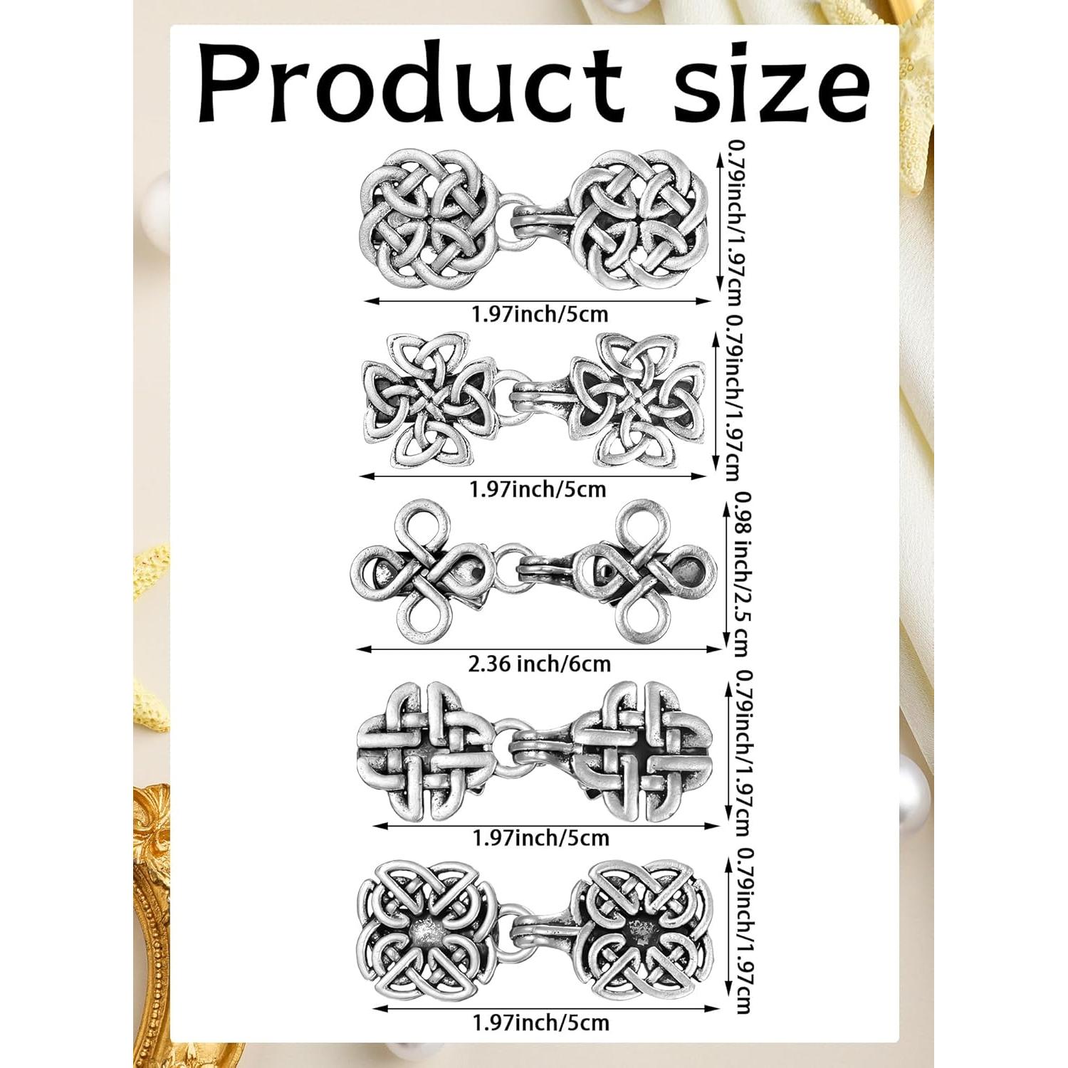 Clips de Chal Vintage Syhood - 5 Piezas Elegantes para Suéter