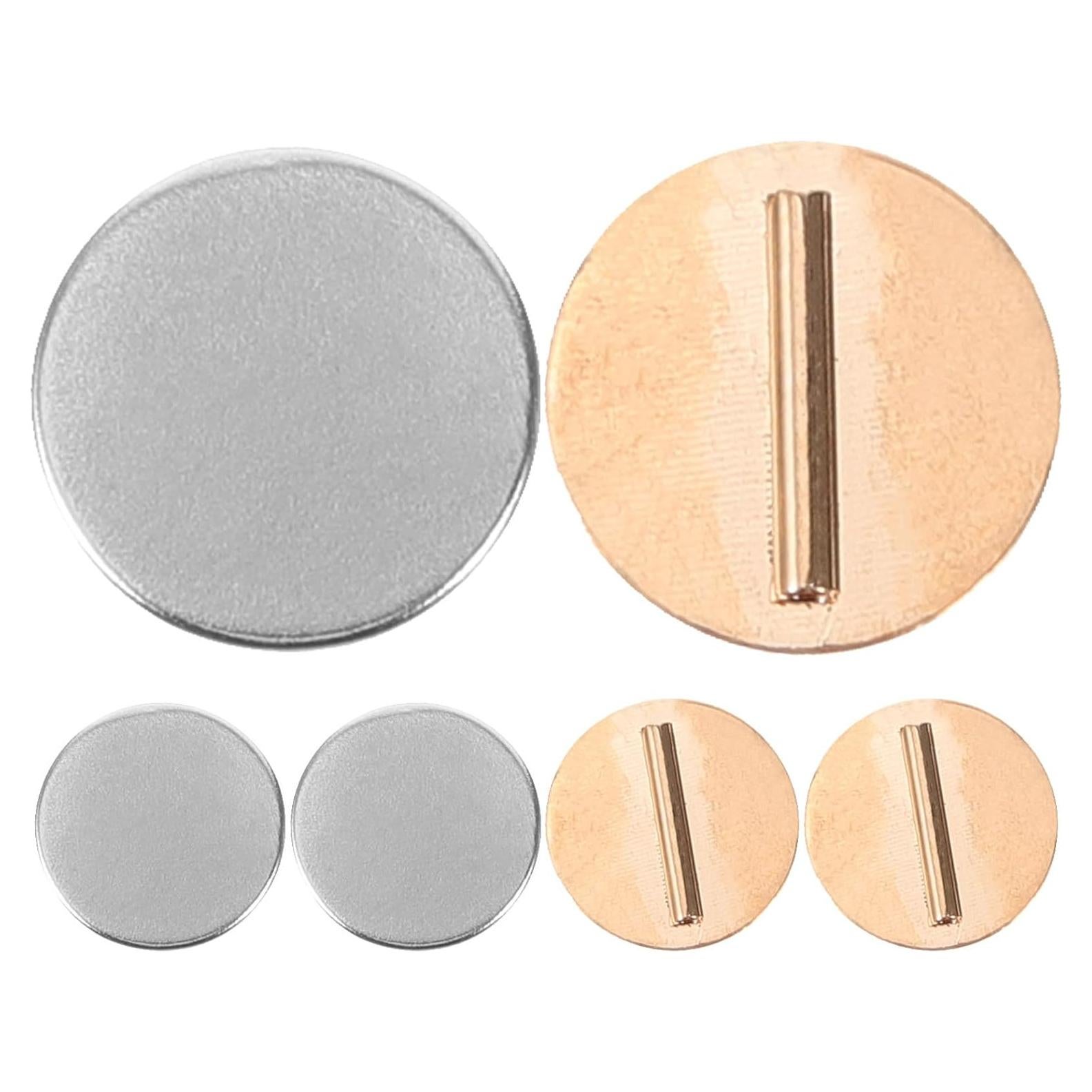 Hebillas Magnéticas EXCEART - 3 Pares de Broches Dorados