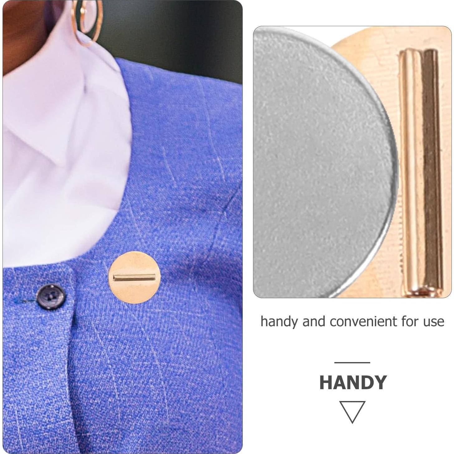 Hebillas Magnéticas EXCEART - 3 Pares de Broches Dorados