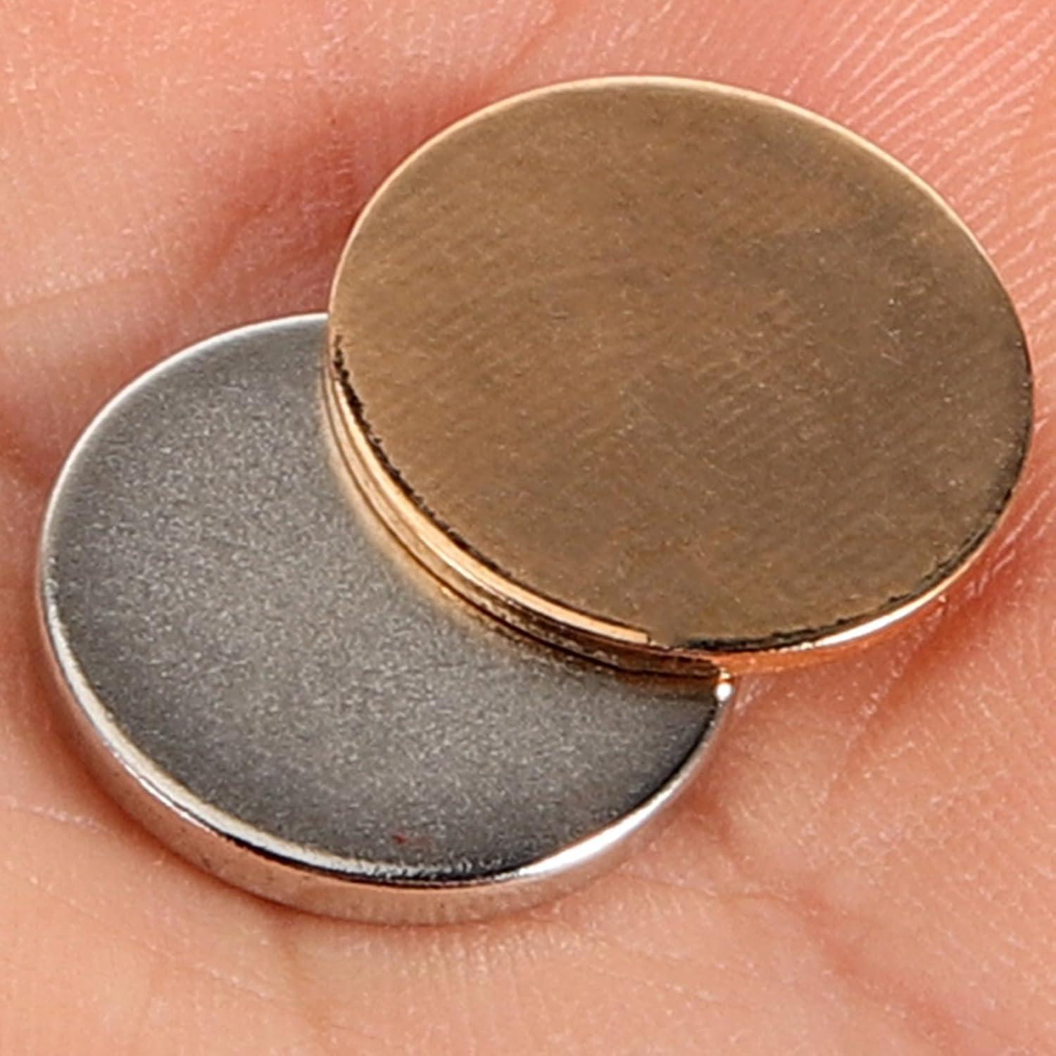 Hebillas Magnéticas EXCEART - 3 Pares de Broches Dorados