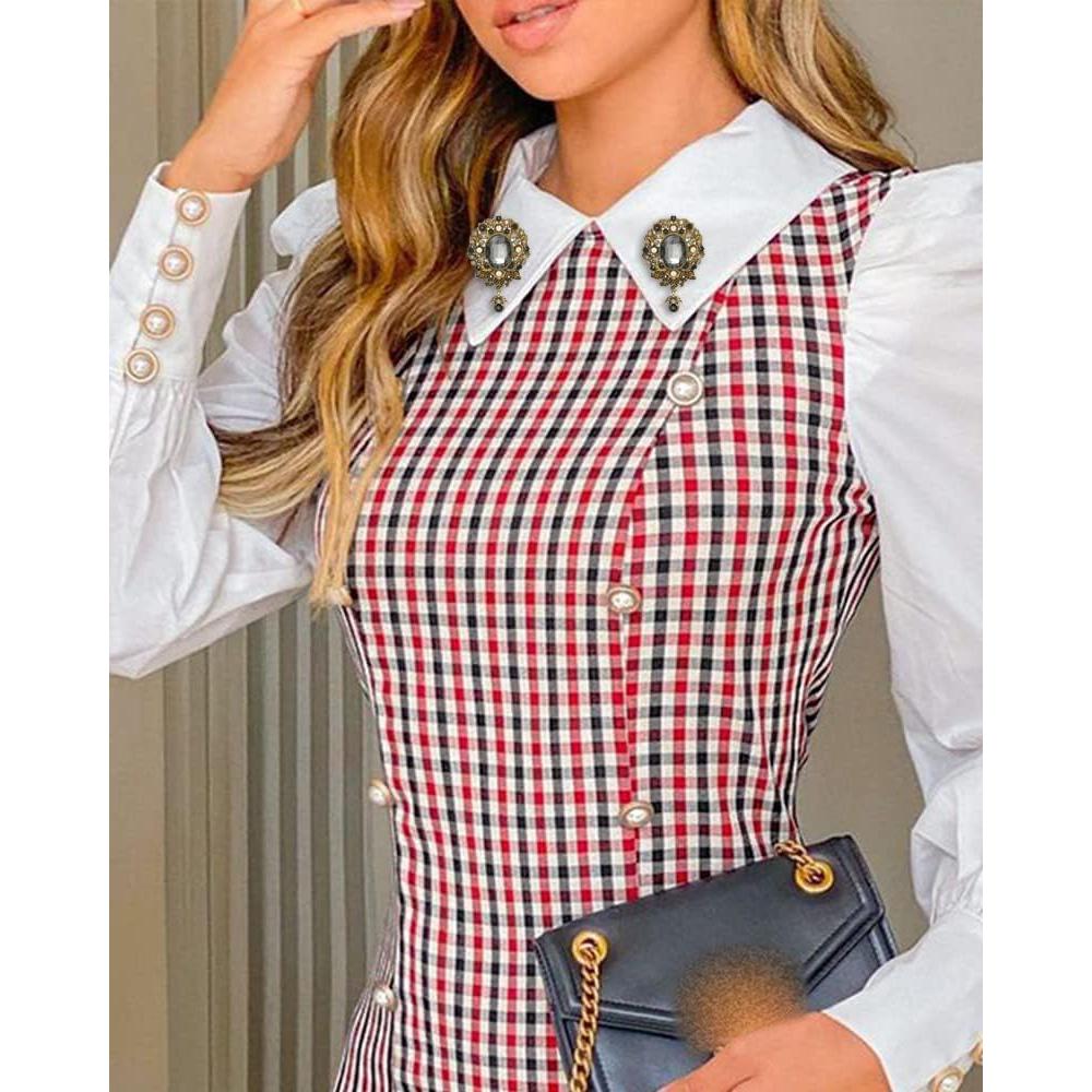 Broche Vintage de Diamante en Gota para Mujeres - Cristal Elegante