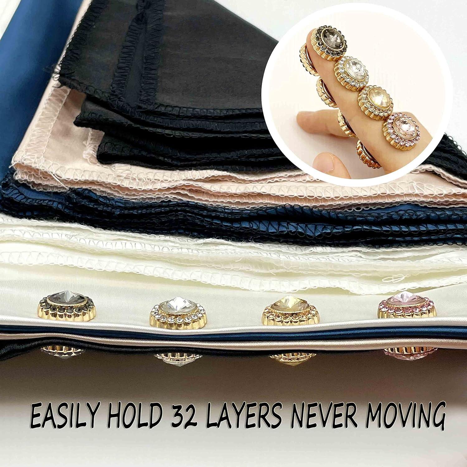 Imanes Magnéticos para Hijab con Strass - Seguridad y Estilo