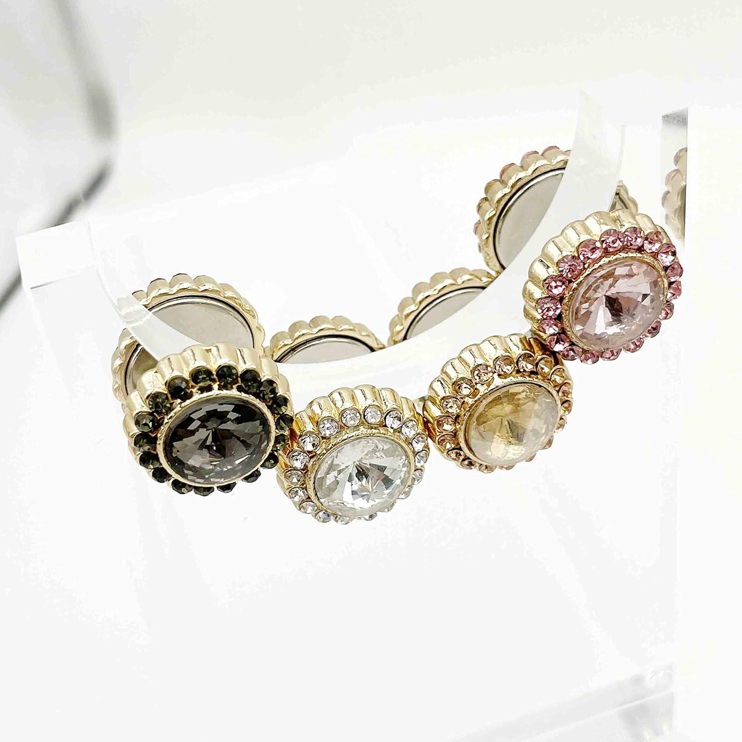 Imanes Magnéticos para Hijab con Strass - Seguridad y Estilo