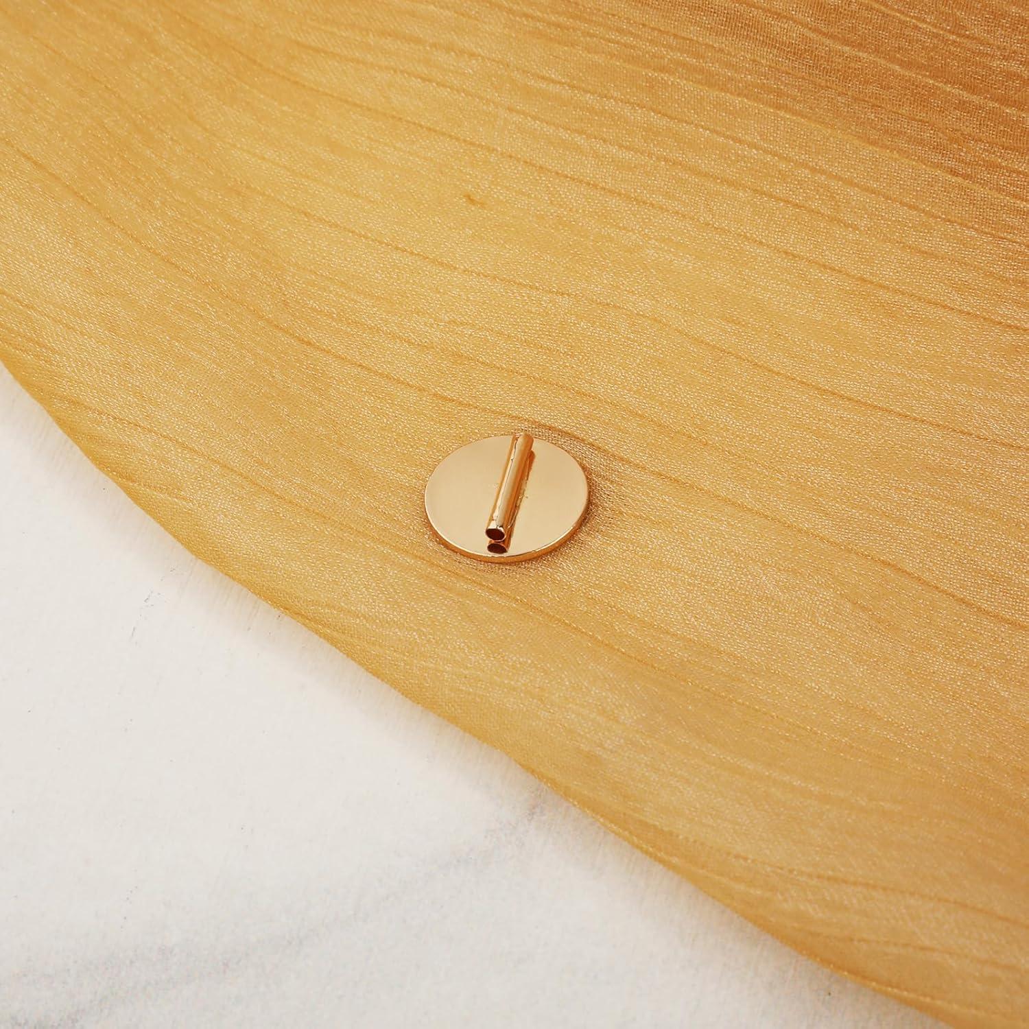 5 Piezas Convertidor Broche Magnético NQEUEPN Dorado 1.5cm