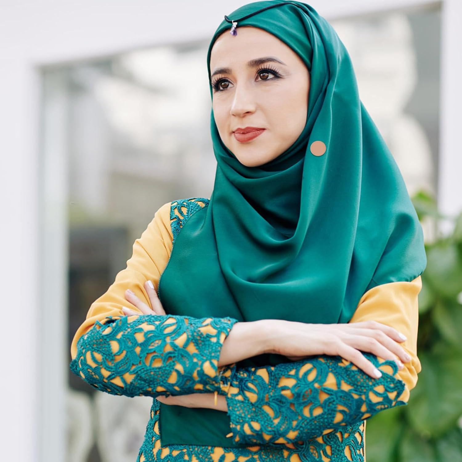 12 Pines Magnéticos Tinoaly para Hijab - 1.4cm Coloridos