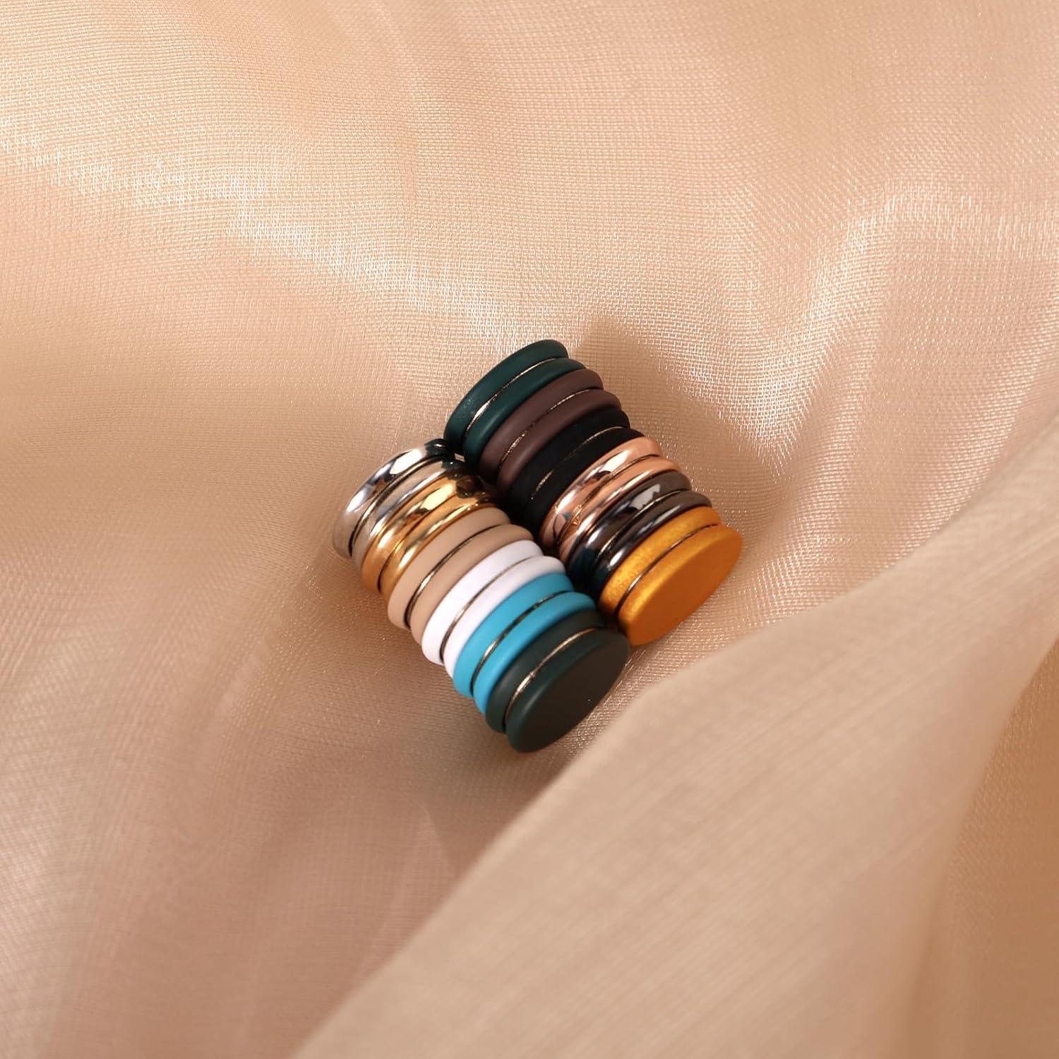 12 Alfileres Magnéticos para Hijab Tinoaly - Color B