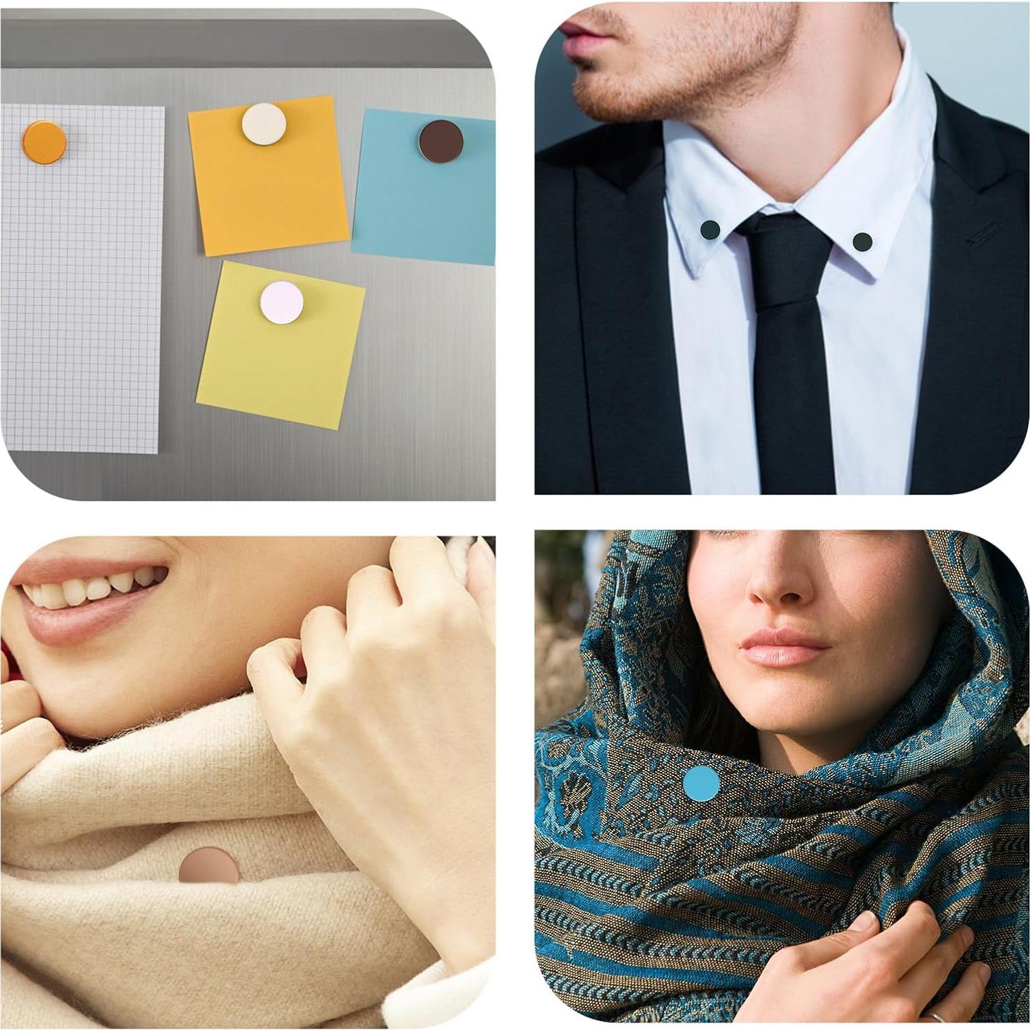 12 Alfileres Magnéticos para Hijab Tinoaly - Color B