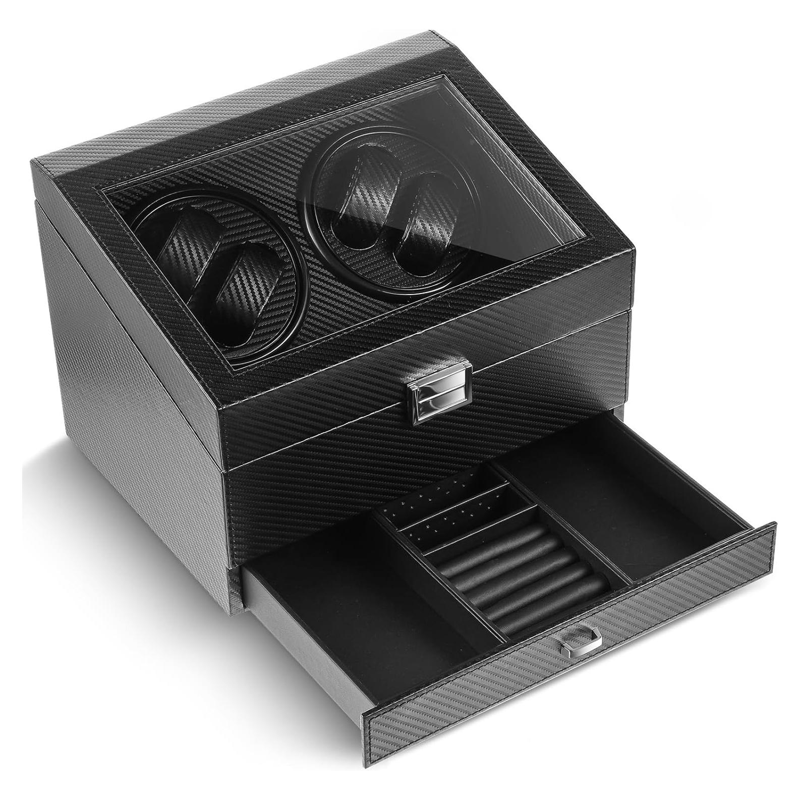 Enrollador de Reloj Automático Liliaafar 4 Motores Silenciosos