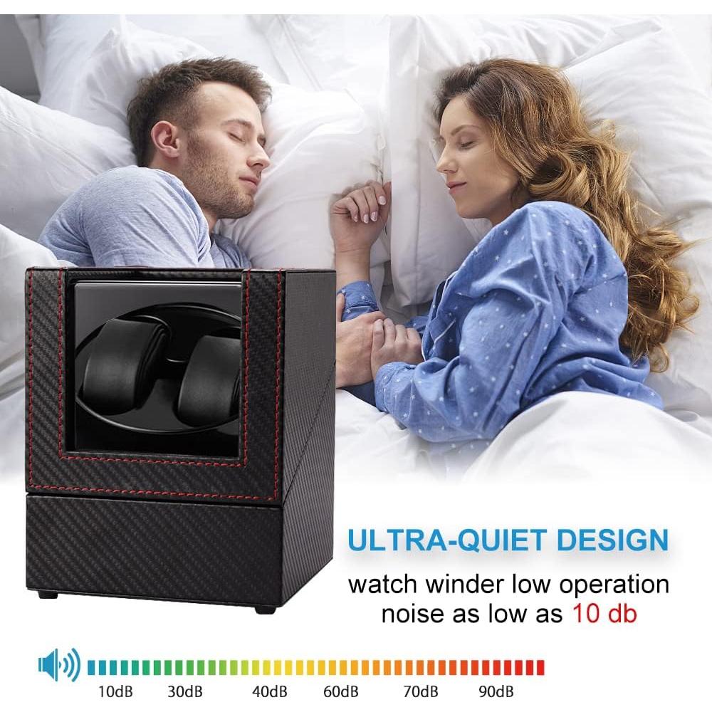 Enrollador de Relojes Automáticos Doble Anyasun con Motor Silencioso